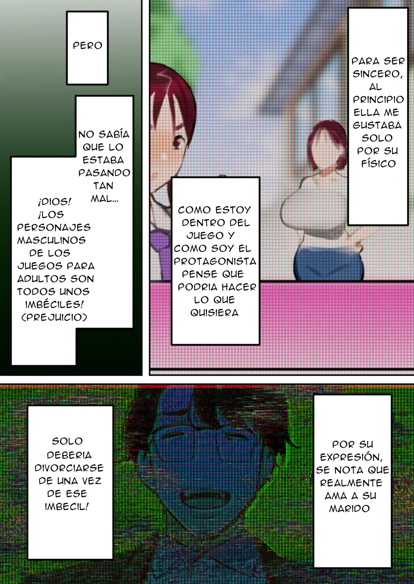 Tensei Shitara Galge no Shujinkou ni Natteita node Heroine no Haha o Kouryaku Shimasu | Me reencarne como el protagonista de un juego para adultos asi que decidi ir a por Manami, la madre de la heroina capítulo 1 página 97