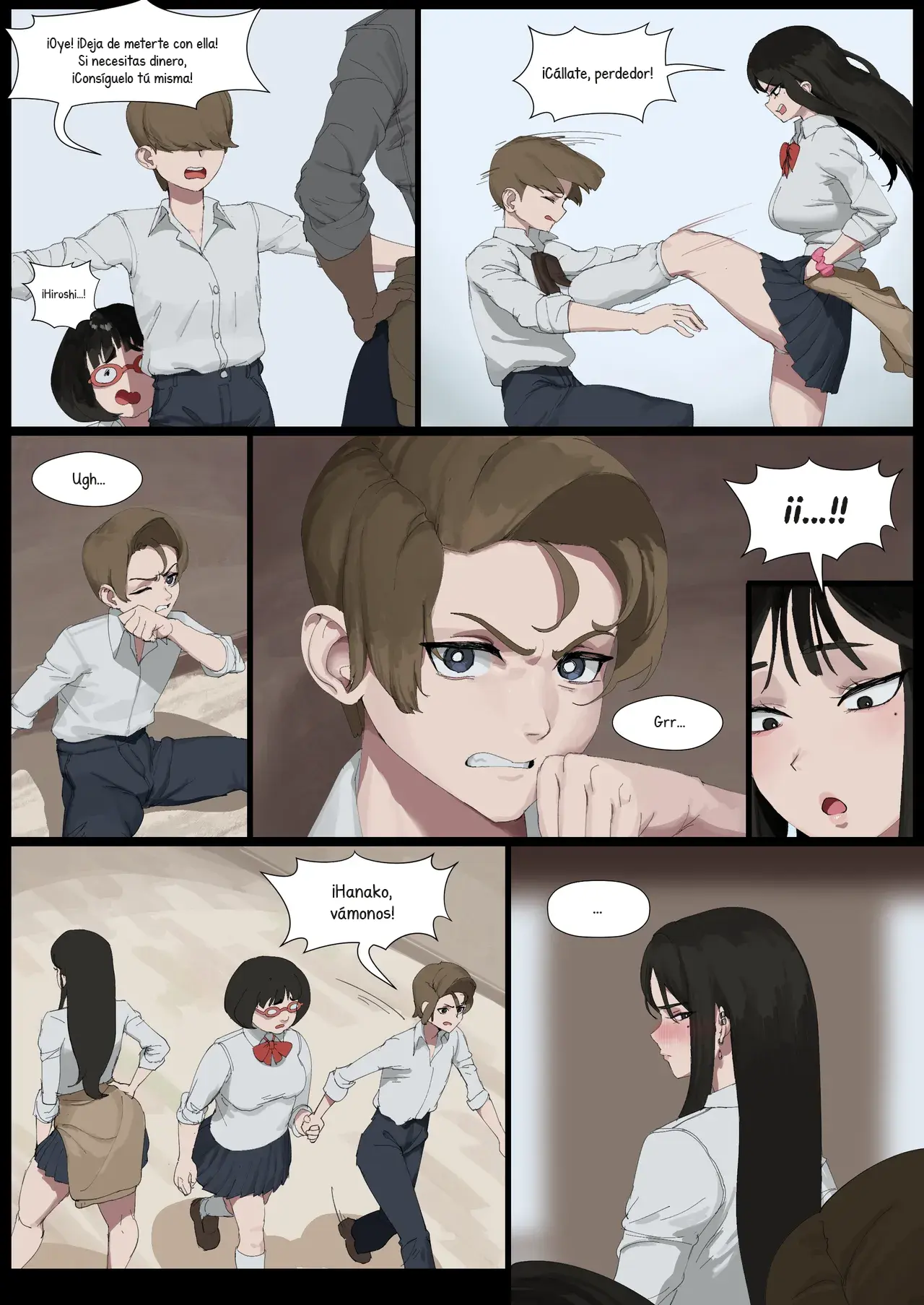 NTR Inverso con una Gyaru Bully capítulo 1 página 2