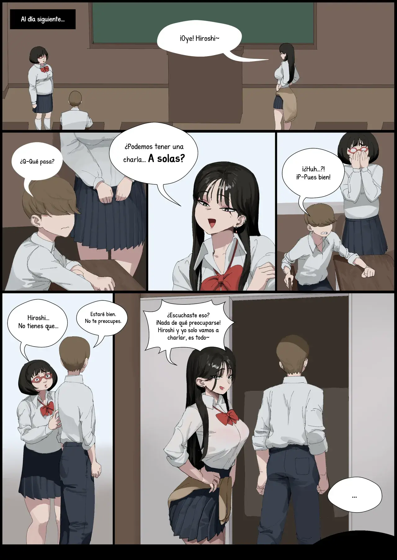 NTR Inverso con una Gyaru Bully capítulo 1 página 4