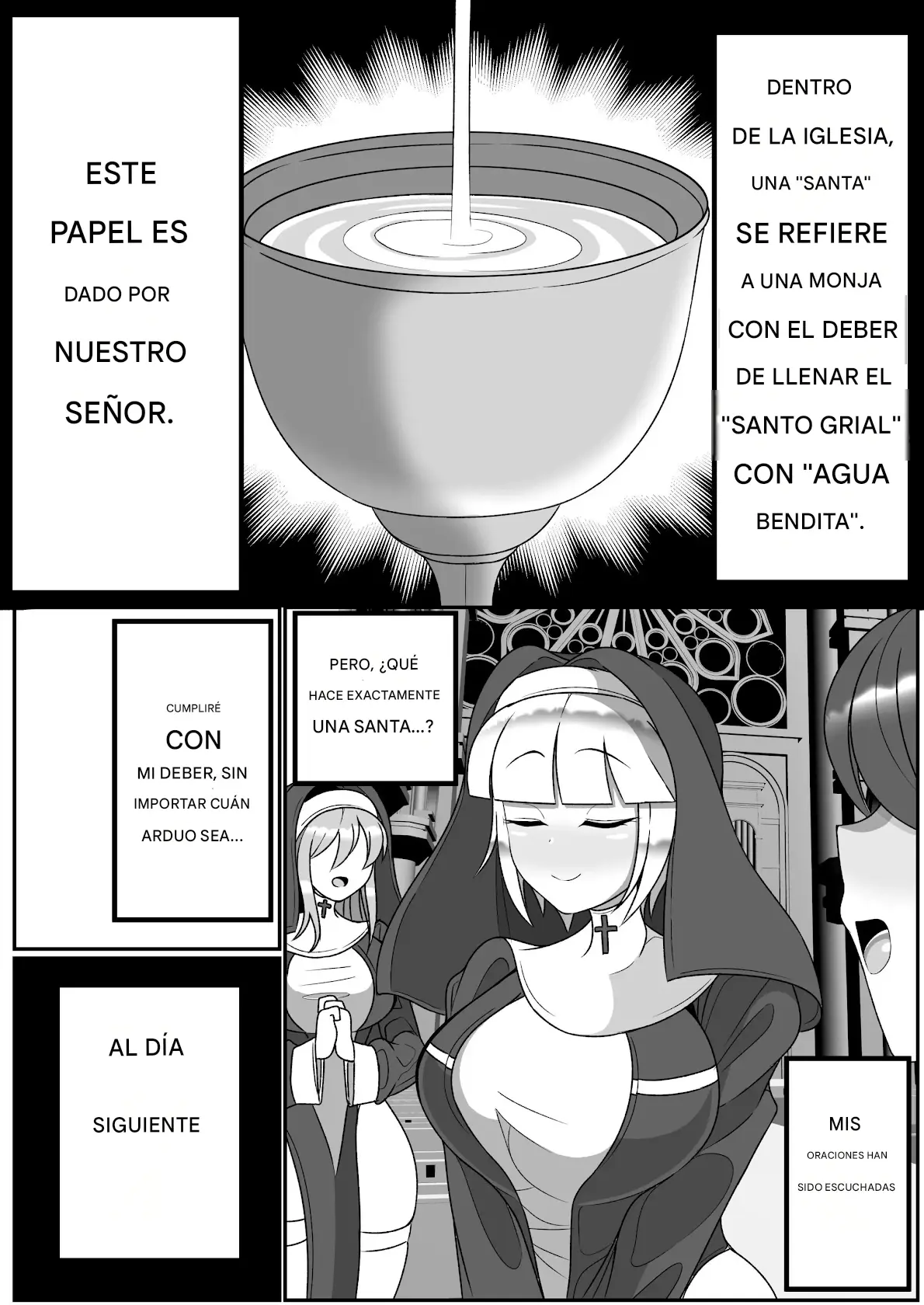 Futanari Seijo Shasei Kinshirei Español capítulo 1 página 3