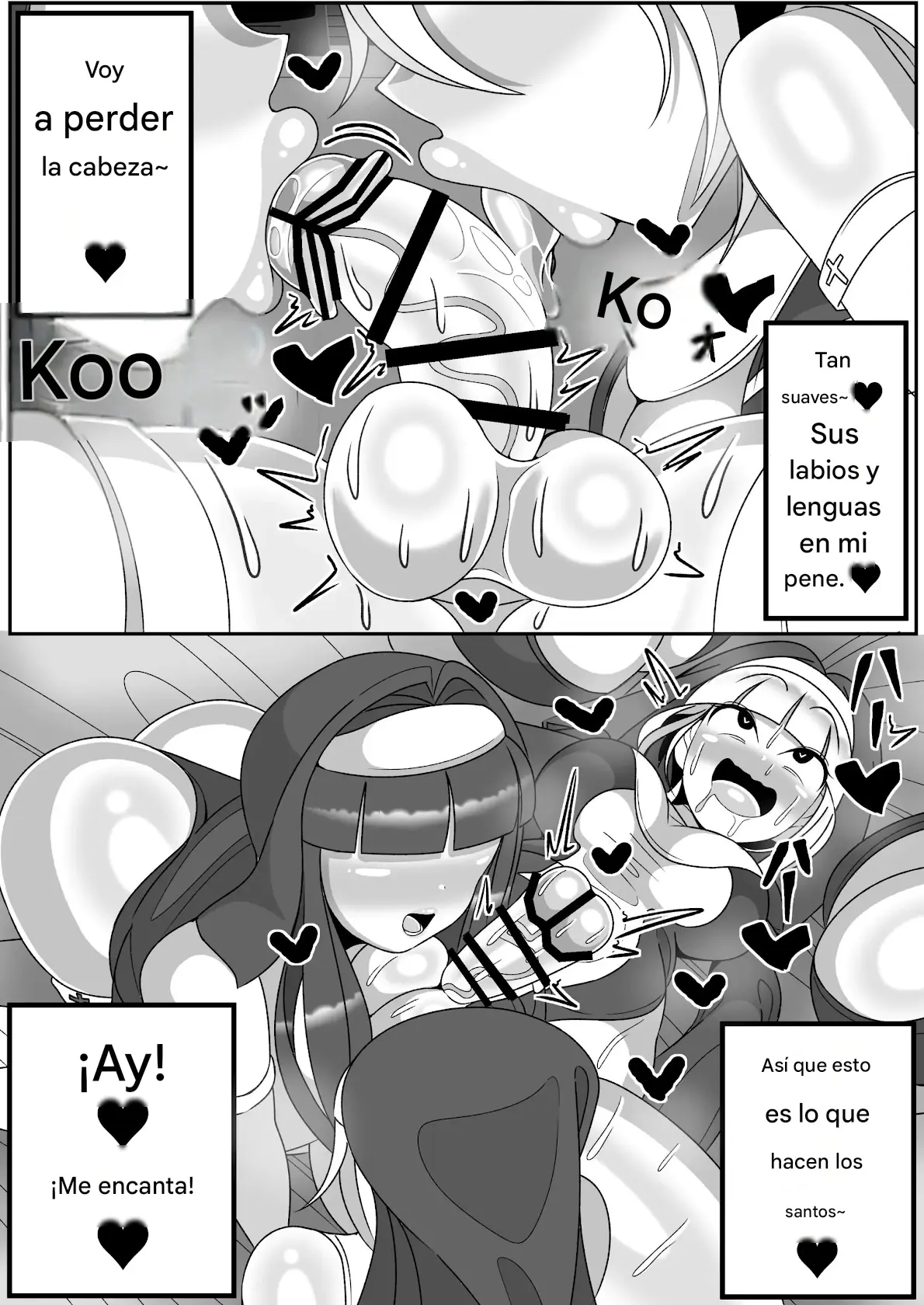 Futanari Seijo Shasei Kinshirei Español capítulo 1 página 8