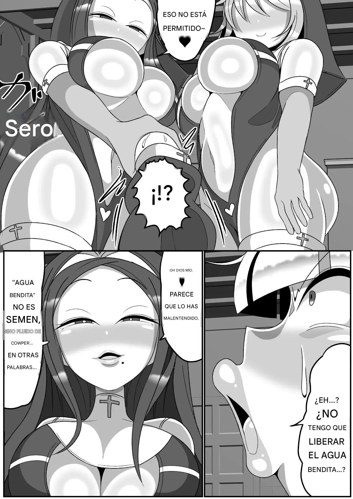 Futanari Seijo Shasei Kinshirei Español capítulo 1 página 16