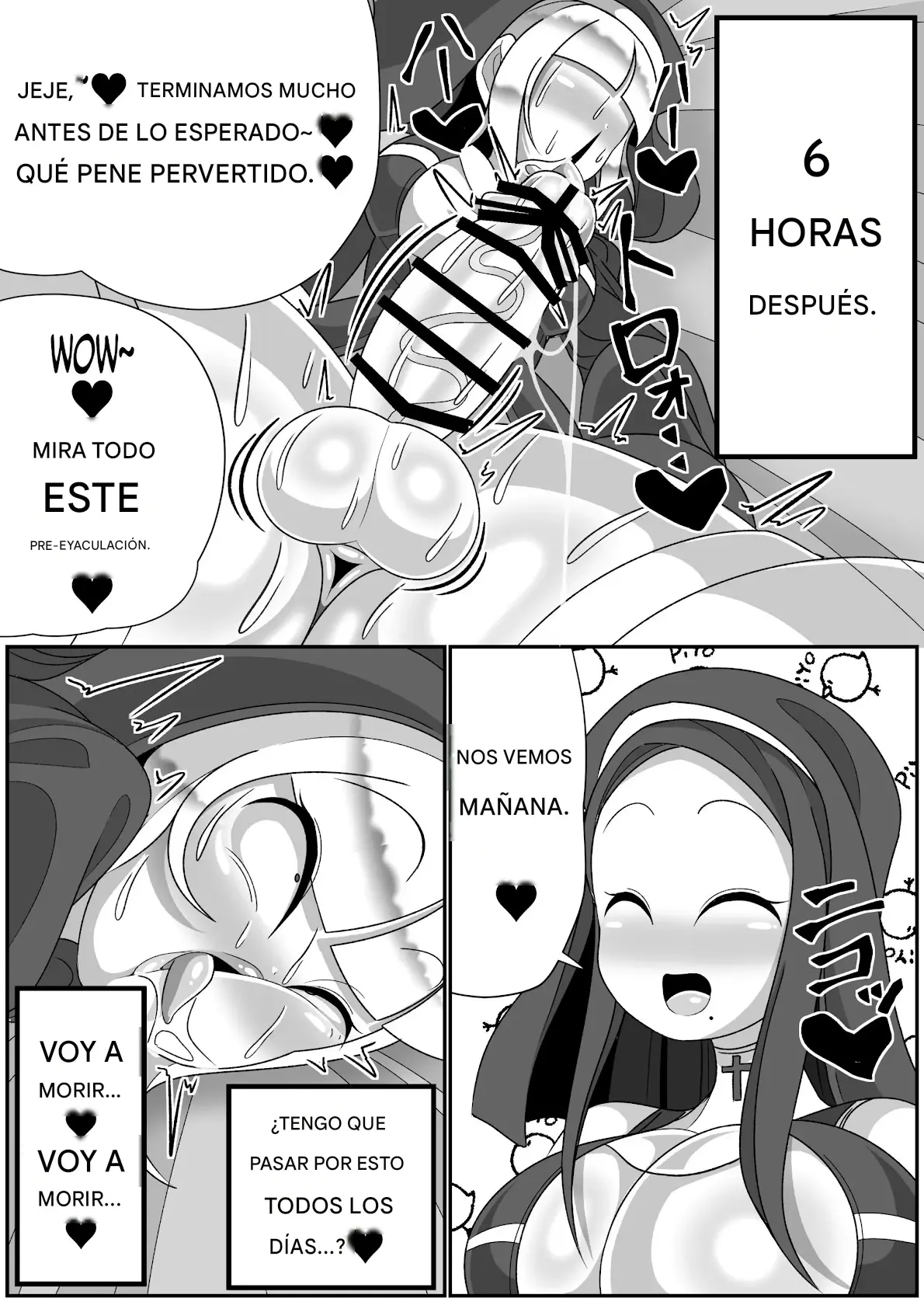 Futanari Seijo Shasei Kinshirei Español capítulo 1 página 29