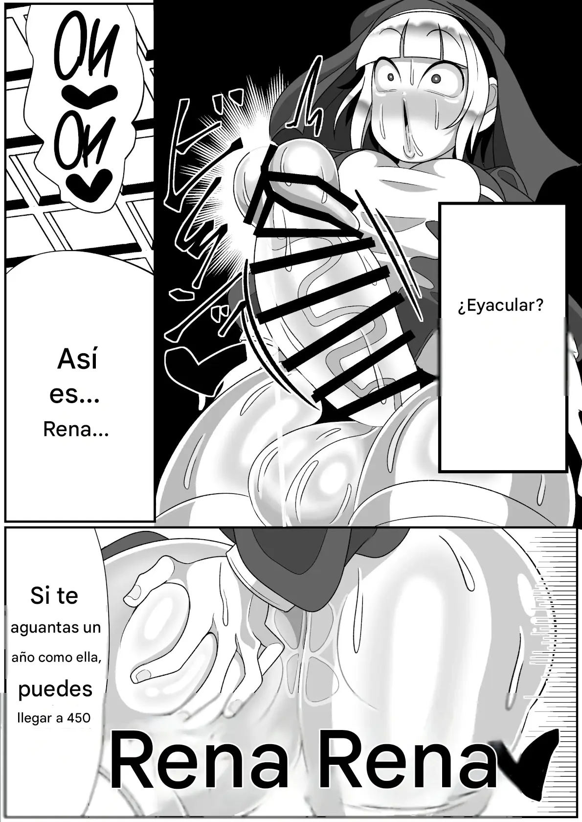 Futanari Seijo Shasei Kinshirei Español capítulo 1 página 40