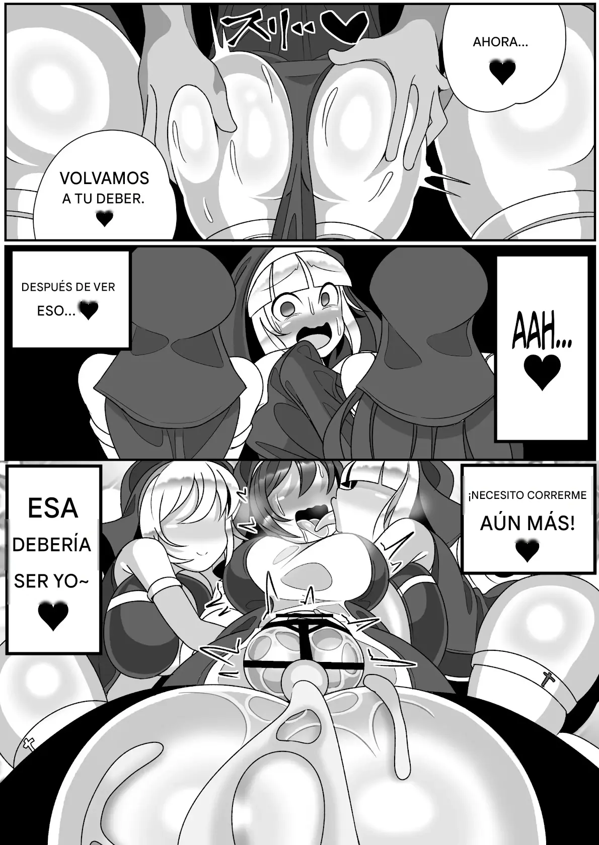 Futanari Seijo Shasei Kinshirei Español capítulo 1 página 44