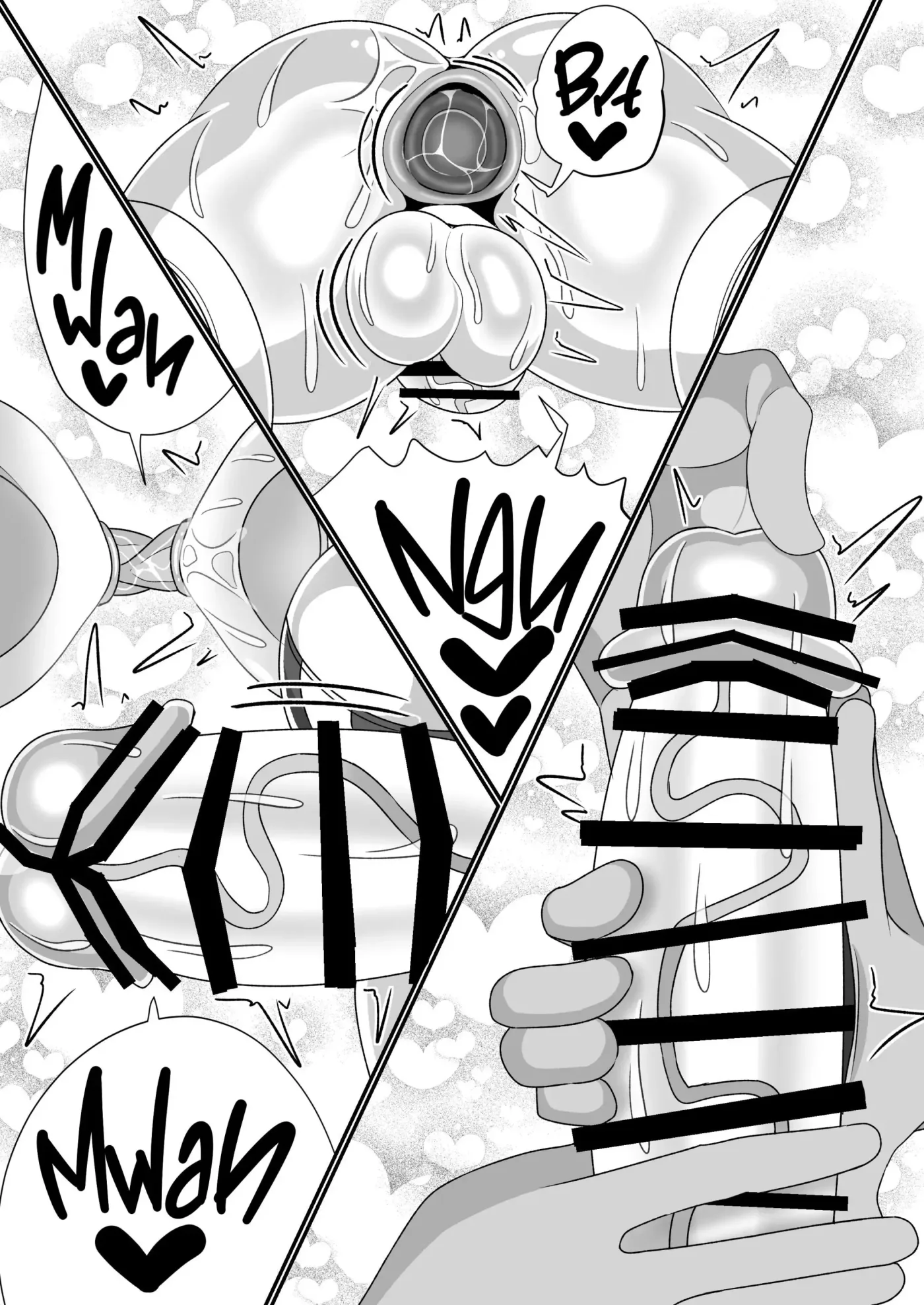 Futanari Seijo Shasei Kinshirei Español capítulo 1 página 51