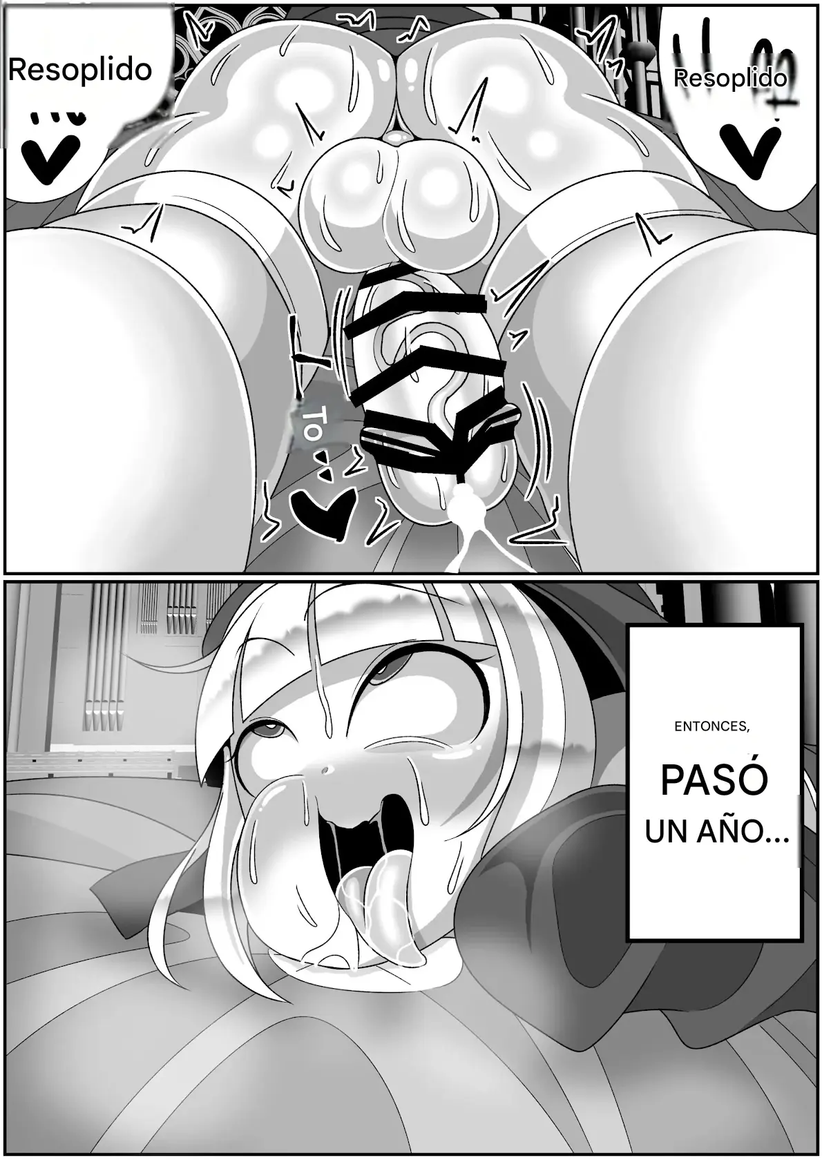 Futanari Seijo Shasei Kinshirei Español capítulo 1 página 52