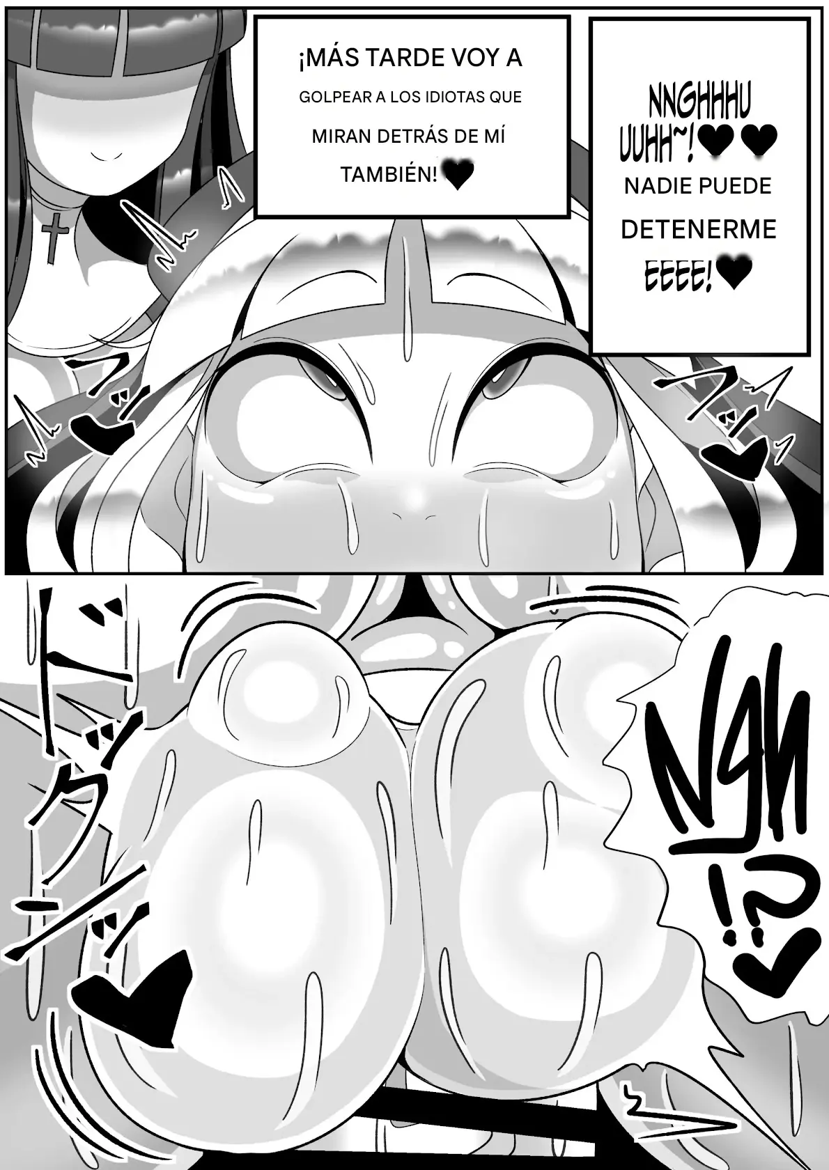 Futanari Seijo Shasei Kinshirei Español capítulo 1 página 59