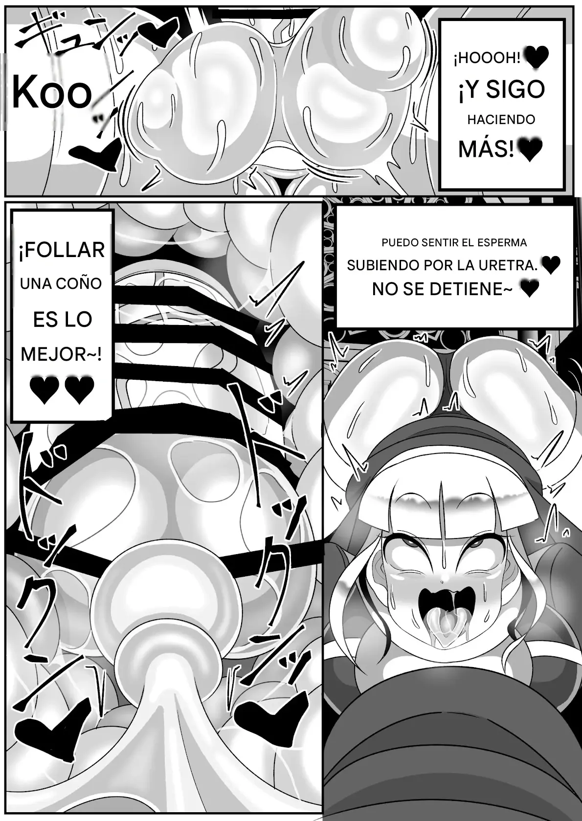 Futanari Seijo Shasei Kinshirei Español capítulo 1 página 63