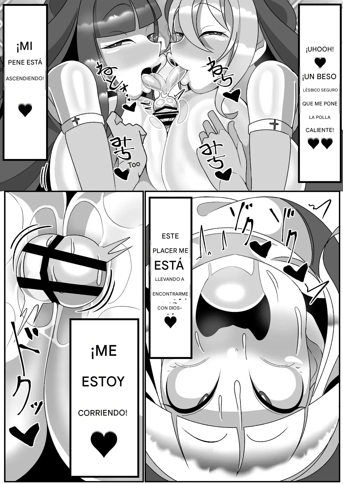 Futanari Seijo Shasei Kinshirei Español capítulo 1 página 66
