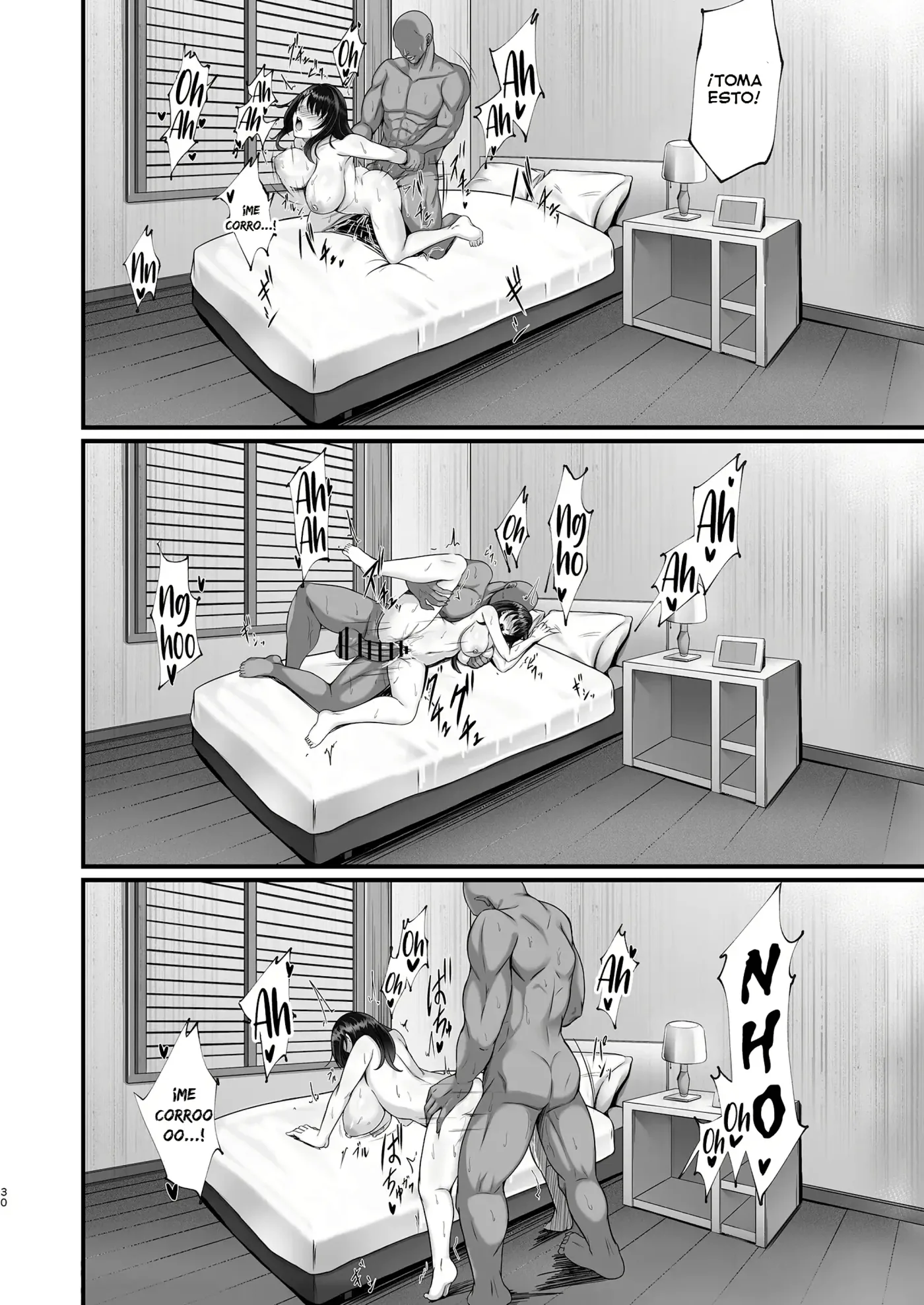 Homestay Saki no Mama-san ga Boku no Dekamara de Ikimakutta Hanashi｜La Historia de cómo la Mujer que me Acogió en su Casa se Corra Una y Otra Vez con Mi Enorme Polla capítulo 1 página 30