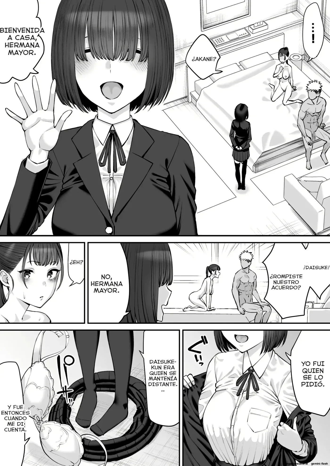 Osananajimi no Futago wa Hoka no Otoko no Onaho ni Naru 1-3|Mis Amigas Gemelas de la Infancia se Convierten en los Juguetes Sexuales de Otro Hombre 1-3 capítulo 1 página 54