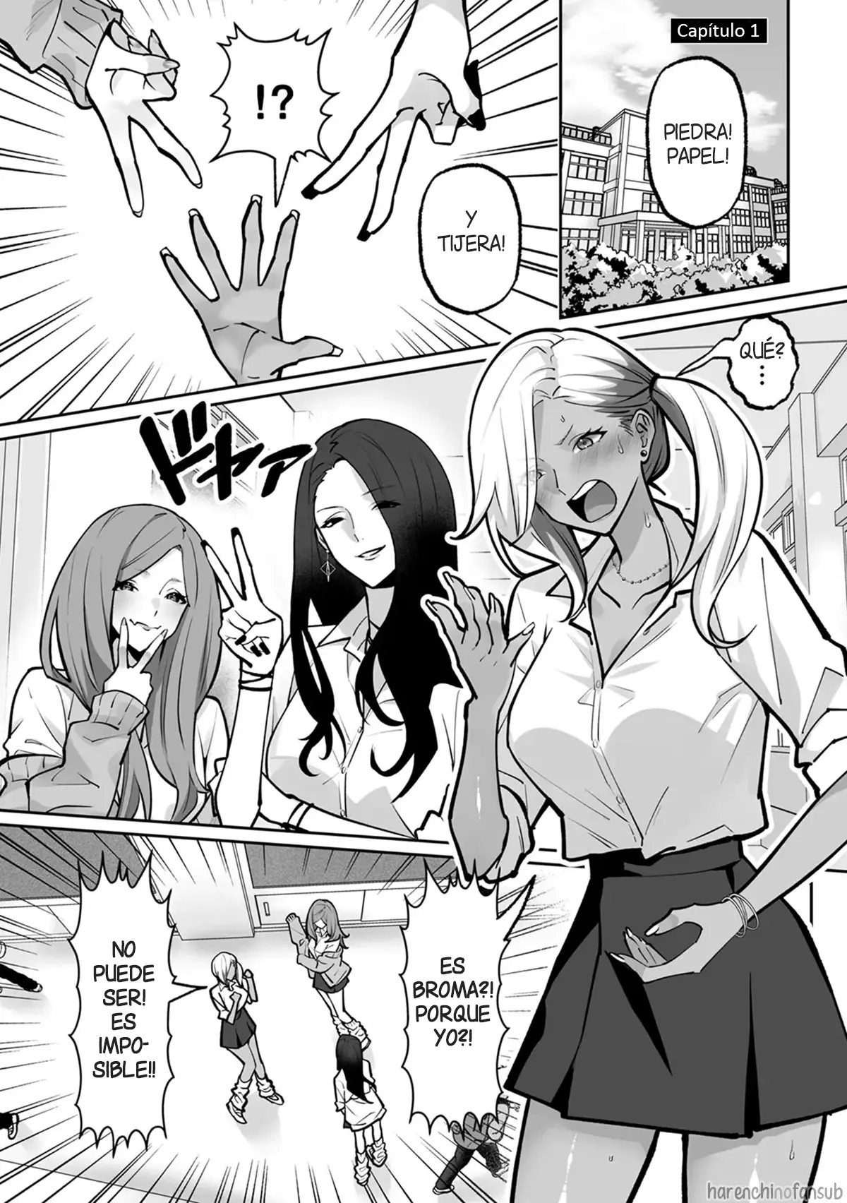 Love Gal Trinity! ~Batsu Game kara Hajimaru Suki Suki Sex~ Chap.1 | Trio de Gals Enamoradas! ~Sexo amoroso que empezo como juego de castigo~ capítulo 1 página 2
