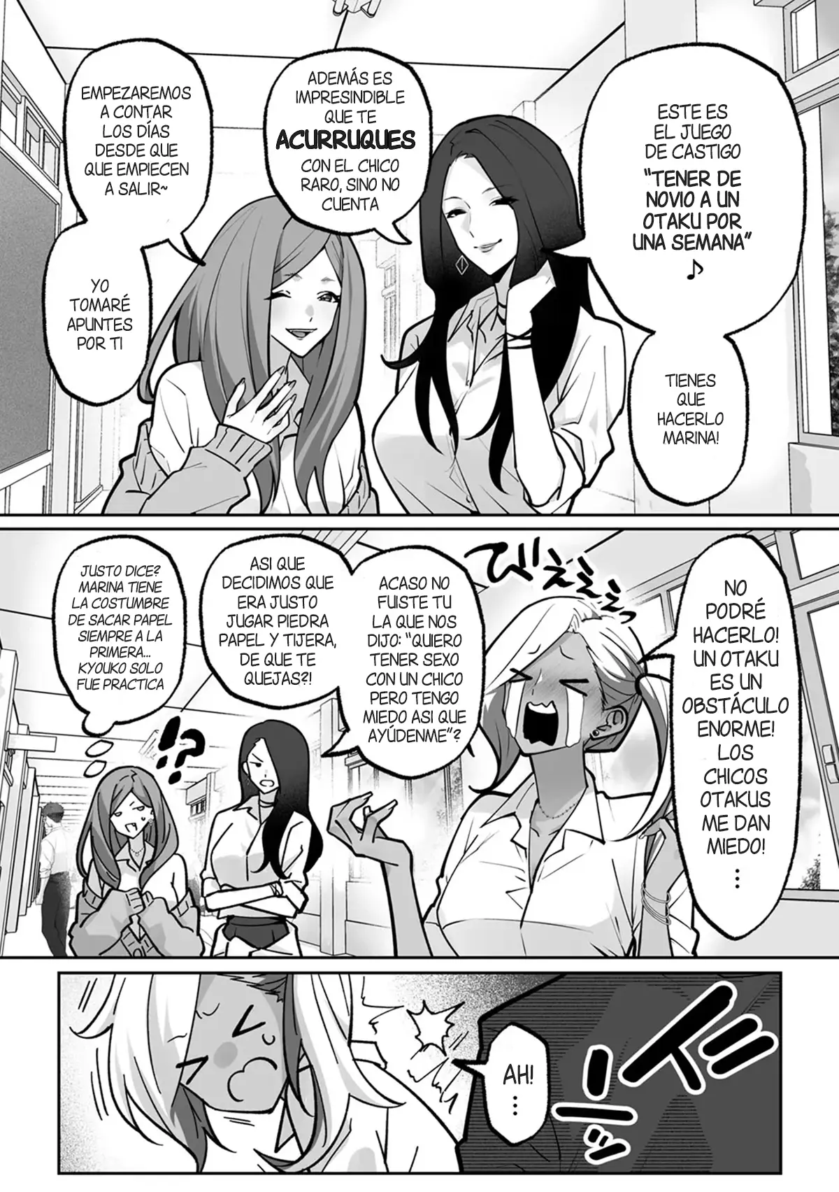 Love Gal Trinity! ~Batsu Game kara Hajimaru Suki Suki Sex~ Chap.1 | Trio de Gals Enamoradas! ~Sexo amoroso que empezo como juego de castigo~ capítulo 1 página 3