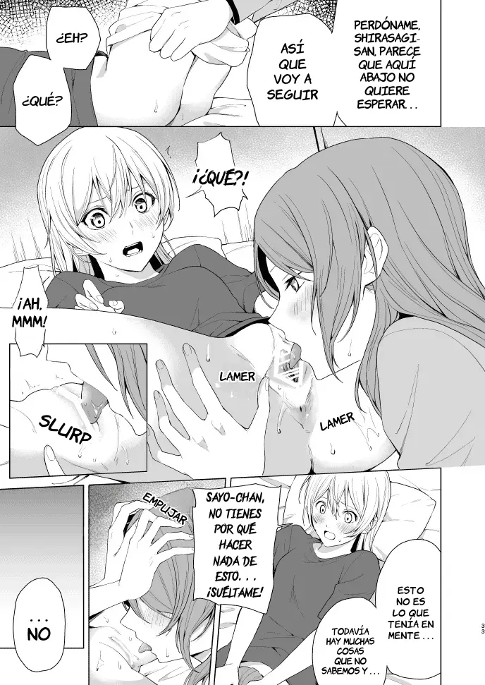 SayoChisa ga Ecchi na Koto Suru Hon | Libro donde sayu y chisato hacen cosas pervertidas capítulo 1 página 32