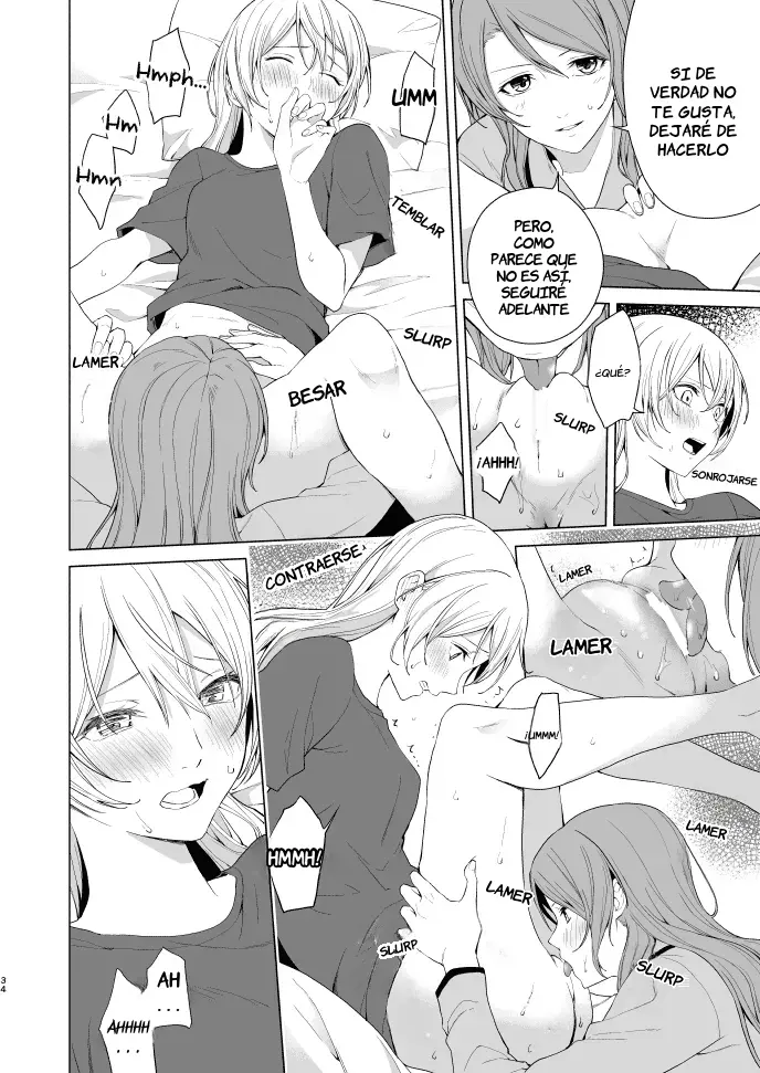 SayoChisa ga Ecchi na Koto Suru Hon | Libro donde sayu y chisato hacen cosas pervertidas capítulo 1 página 33