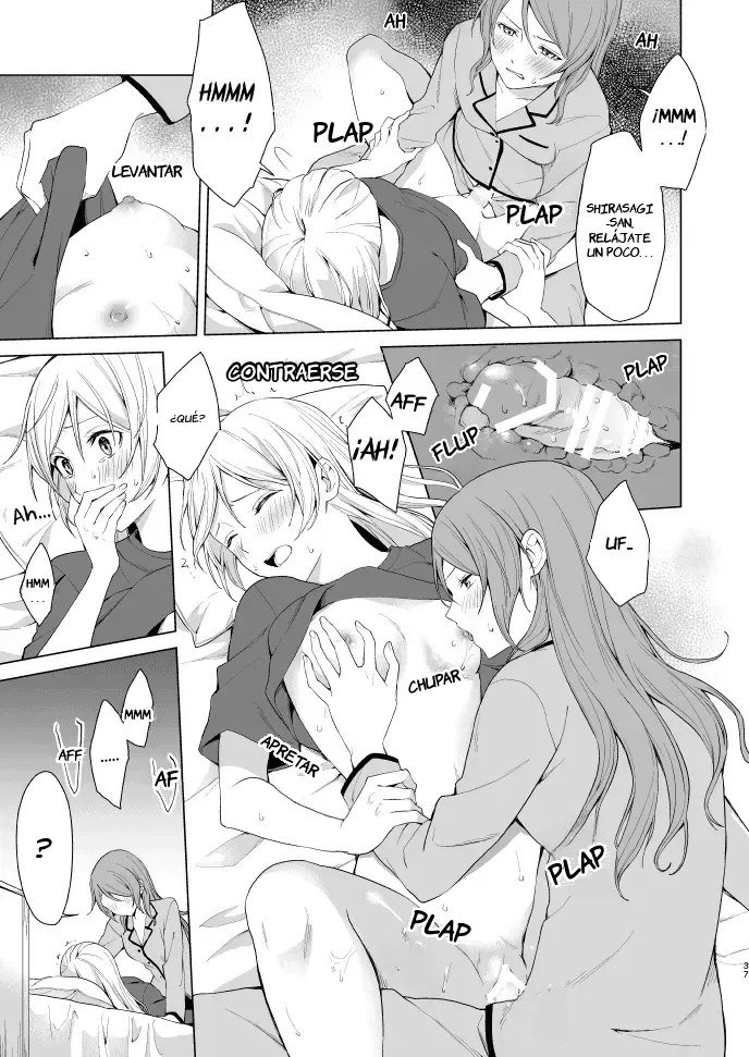 SayoChisa ga Ecchi na Koto Suru Hon | Libro donde sayu y chisato hacen cosas pervertidas capítulo 1 página 36