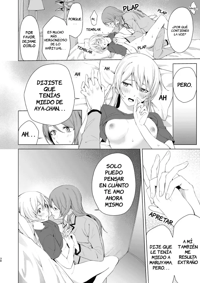 SayoChisa ga Ecchi na Koto Suru Hon | Libro donde sayu y chisato hacen cosas pervertidas capítulo 1 página 37