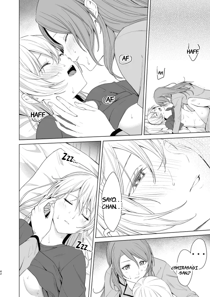 SayoChisa ga Ecchi na Koto Suru Hon | Libro donde sayu y chisato hacen cosas pervertidas capítulo 1 página 41