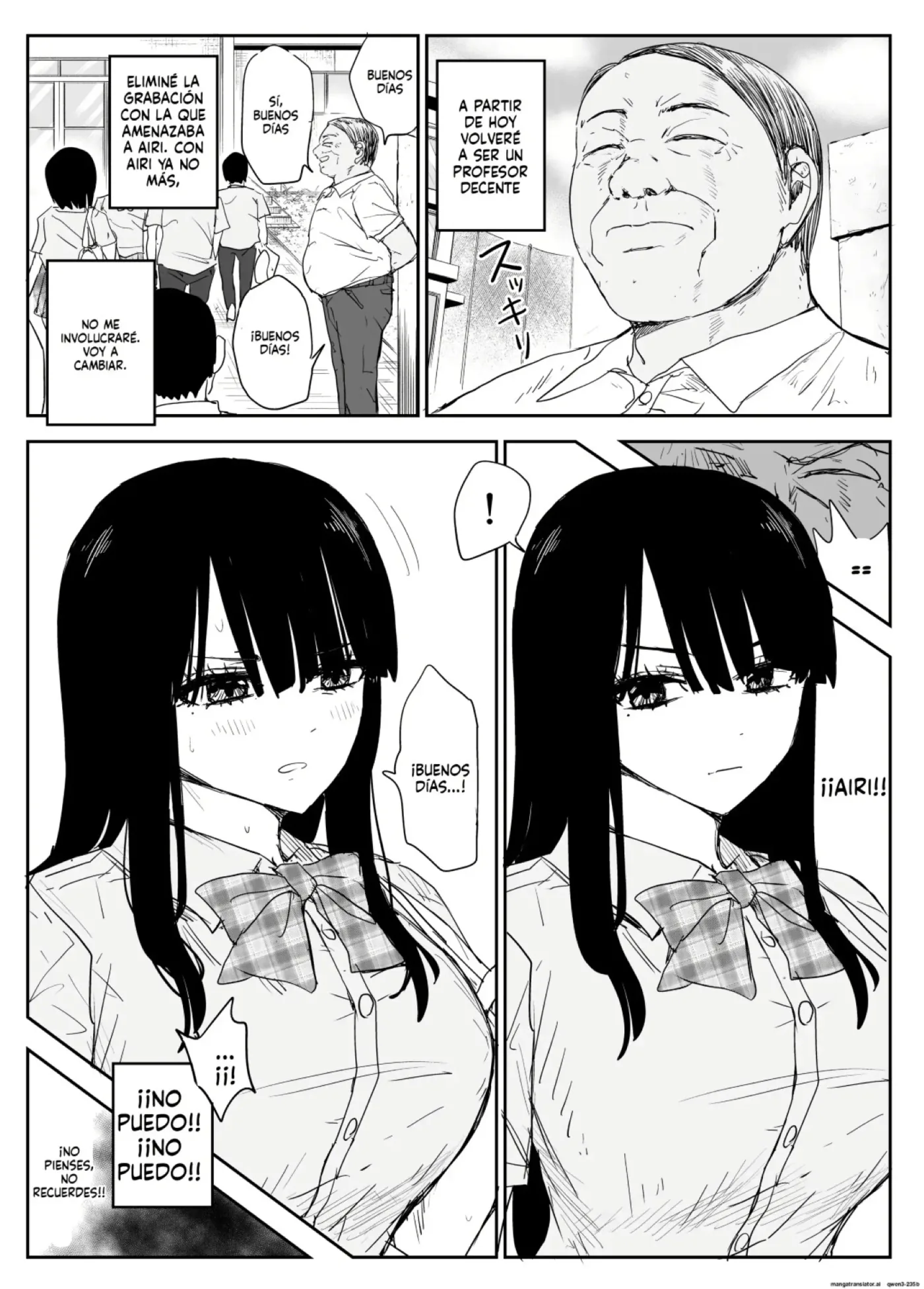 Oshiego Kiss Hame Nikki ~Deka Chichi Deka Nyuurin "Oshiego" to Berochuu Daekki Koukan Sex~｜Diario de Fesos Forzados con mi Alumna ~Sexo de intercambio de Saliva y Besos Franceses con una "Alumna" con Tetas y Areolas Enormes~ capítulo 1 página 8
