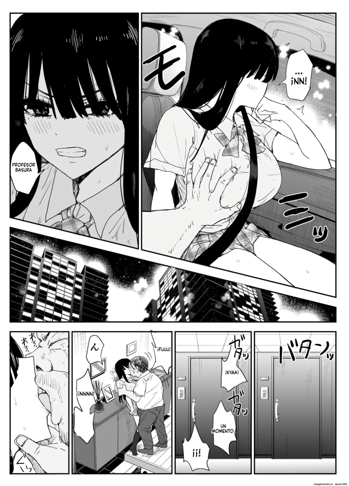Oshiego Kiss Hame Nikki ~Deka Chichi Deka Nyuurin "Oshiego" to Berochuu Daekki Koukan Sex~｜Diario de Fesos Forzados con mi Alumna ~Sexo de intercambio de Saliva y Besos Franceses con una "Alumna" con Tetas y Areolas Enormes~ capítulo 1 página 12