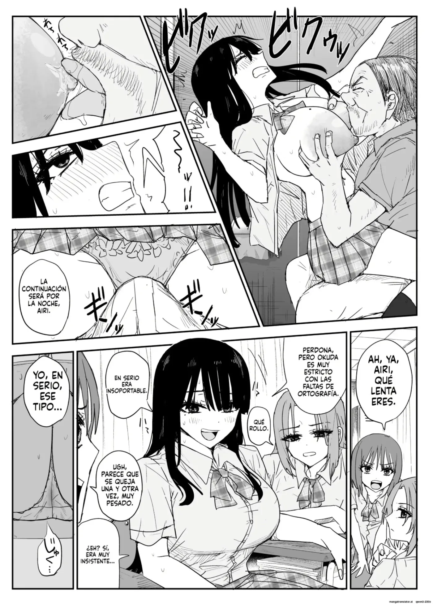 Oshiego Kiss Hame Nikki ~Deka Chichi Deka Nyuurin "Oshiego" to Berochuu Daekki Koukan Sex~｜Diario de Fesos Forzados con mi Alumna ~Sexo de intercambio de Saliva y Besos Franceses con una "Alumna" con Tetas y Areolas Enormes~ capítulo 1 página 21