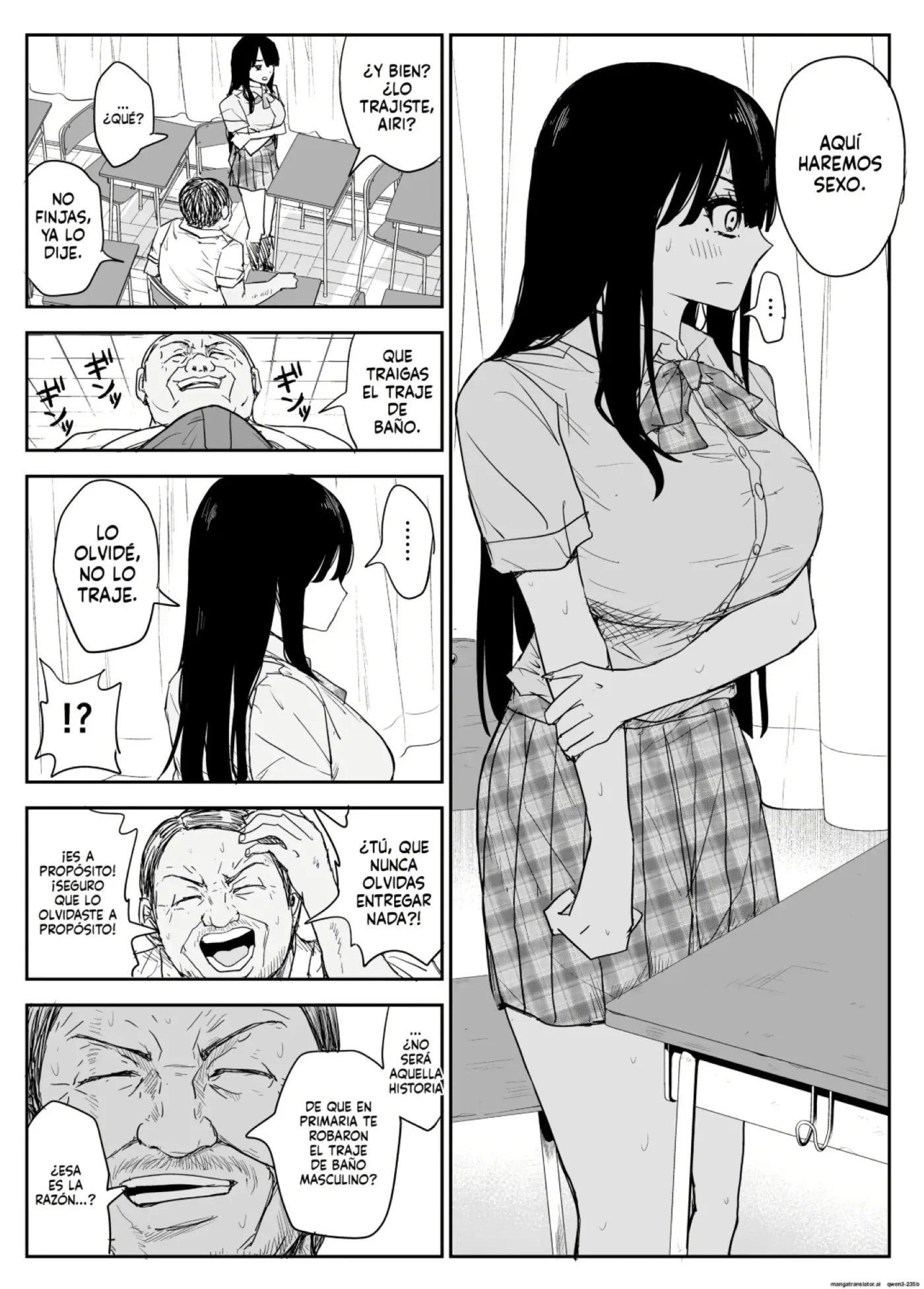 Oshiego Kiss Hame Nikki ~Deka Chichi Deka Nyuurin "Oshiego" to Berochuu Daekki Koukan Sex~｜Diario de Fesos Forzados con mi Alumna ~Sexo de intercambio de Saliva y Besos Franceses con una "Alumna" con Tetas y Areolas Enormes~ capítulo 1 página 27