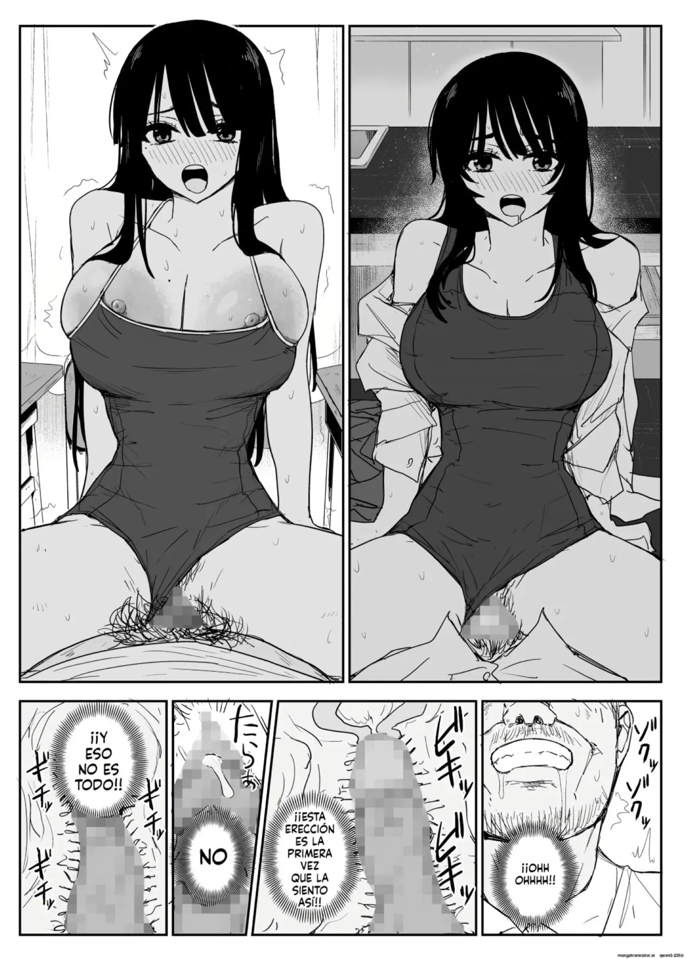 Oshiego Kiss Hame Nikki ~Deka Chichi Deka Nyuurin "Oshiego" to Berochuu Daekki Koukan Sex~｜Diario de Fesos Forzados con mi Alumna ~Sexo de intercambio de Saliva y Besos Franceses con una "Alumna" con Tetas y Areolas Enormes~ capítulo 1 página 35