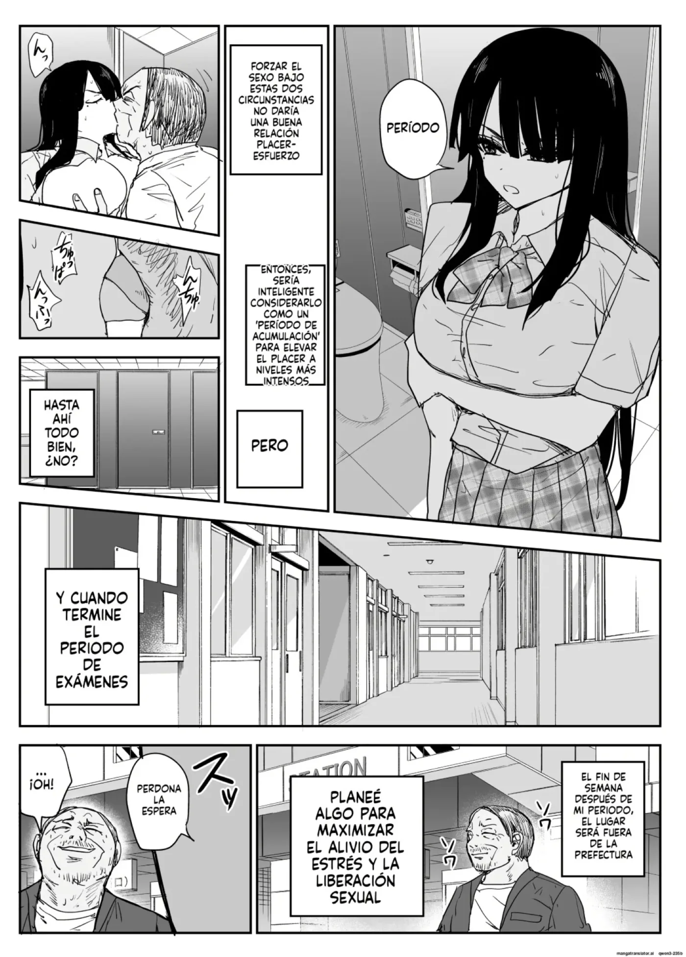 Oshiego Kiss Hame Nikki ~Deka Chichi Deka Nyuurin "Oshiego" to Berochuu Daekki Koukan Sex~｜Diario de Fesos Forzados con mi Alumna ~Sexo de intercambio de Saliva y Besos Franceses con una "Alumna" con Tetas y Areolas Enormes~ capítulo 1 página 59