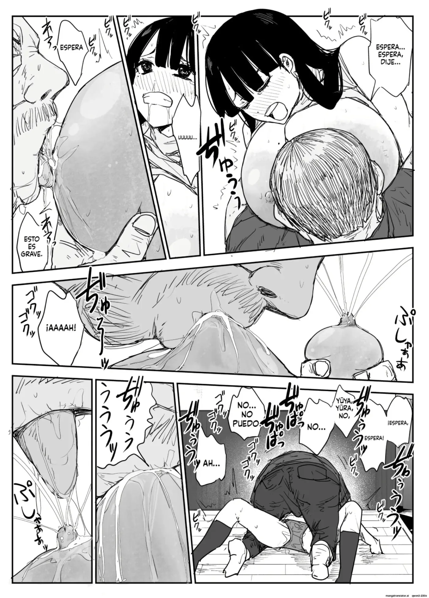 Oshiego Kiss Hame Nikki ~Deka Chichi Deka Nyuurin "Oshiego" to Berochuu Daekki Koukan Sex~｜Diario de Fesos Forzados con mi Alumna ~Sexo de intercambio de Saliva y Besos Franceses con una "Alumna" con Tetas y Areolas Enormes~ capítulo 1 página 76