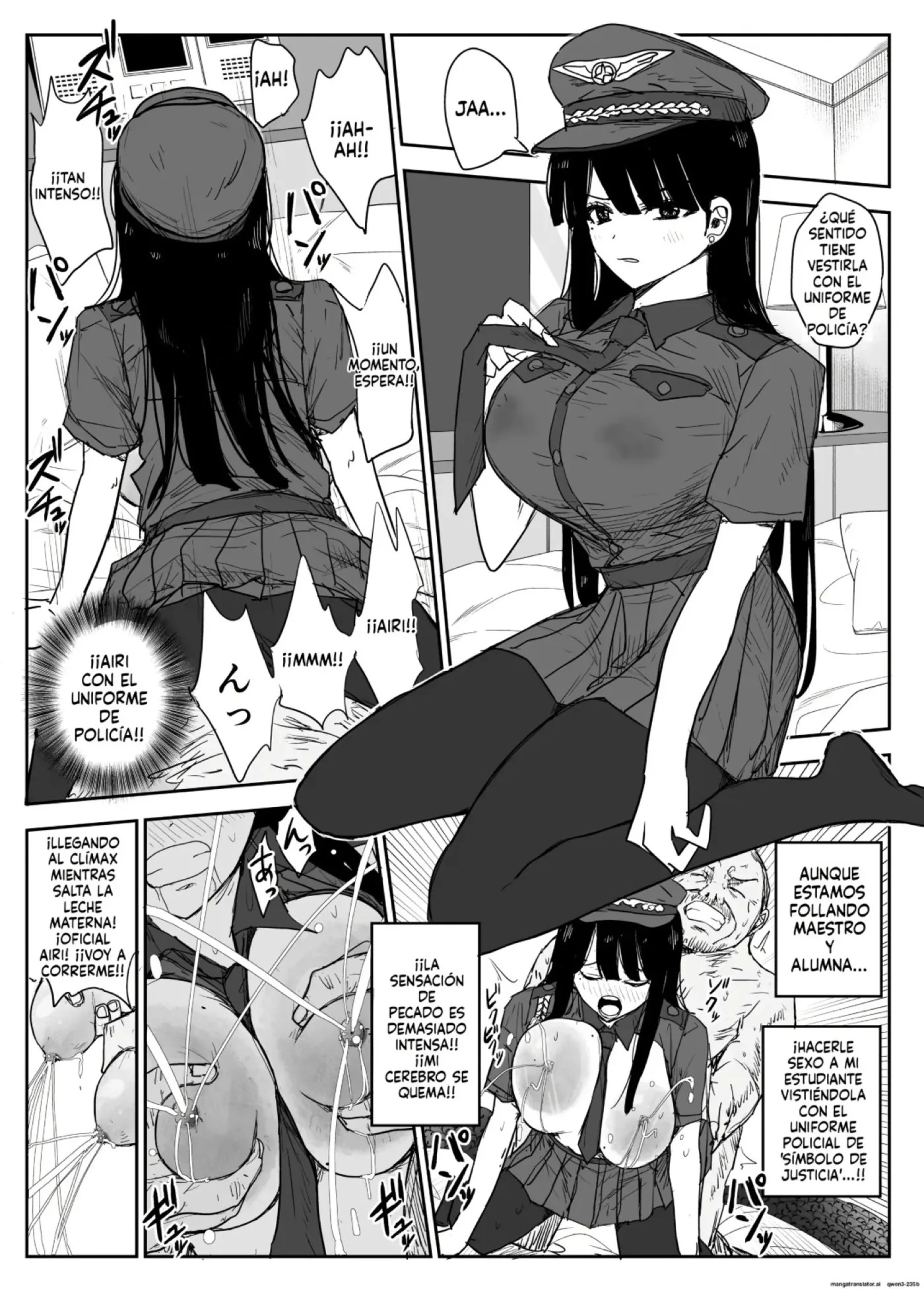 Oshiego Kiss Hame Nikki ~Deka Chichi Deka Nyuurin "Oshiego" to Berochuu Daekki Koukan Sex~｜Diario de Fesos Forzados con mi Alumna ~Sexo de intercambio de Saliva y Besos Franceses con una "Alumna" con Tetas y Areolas Enormes~ capítulo 1 página 91
