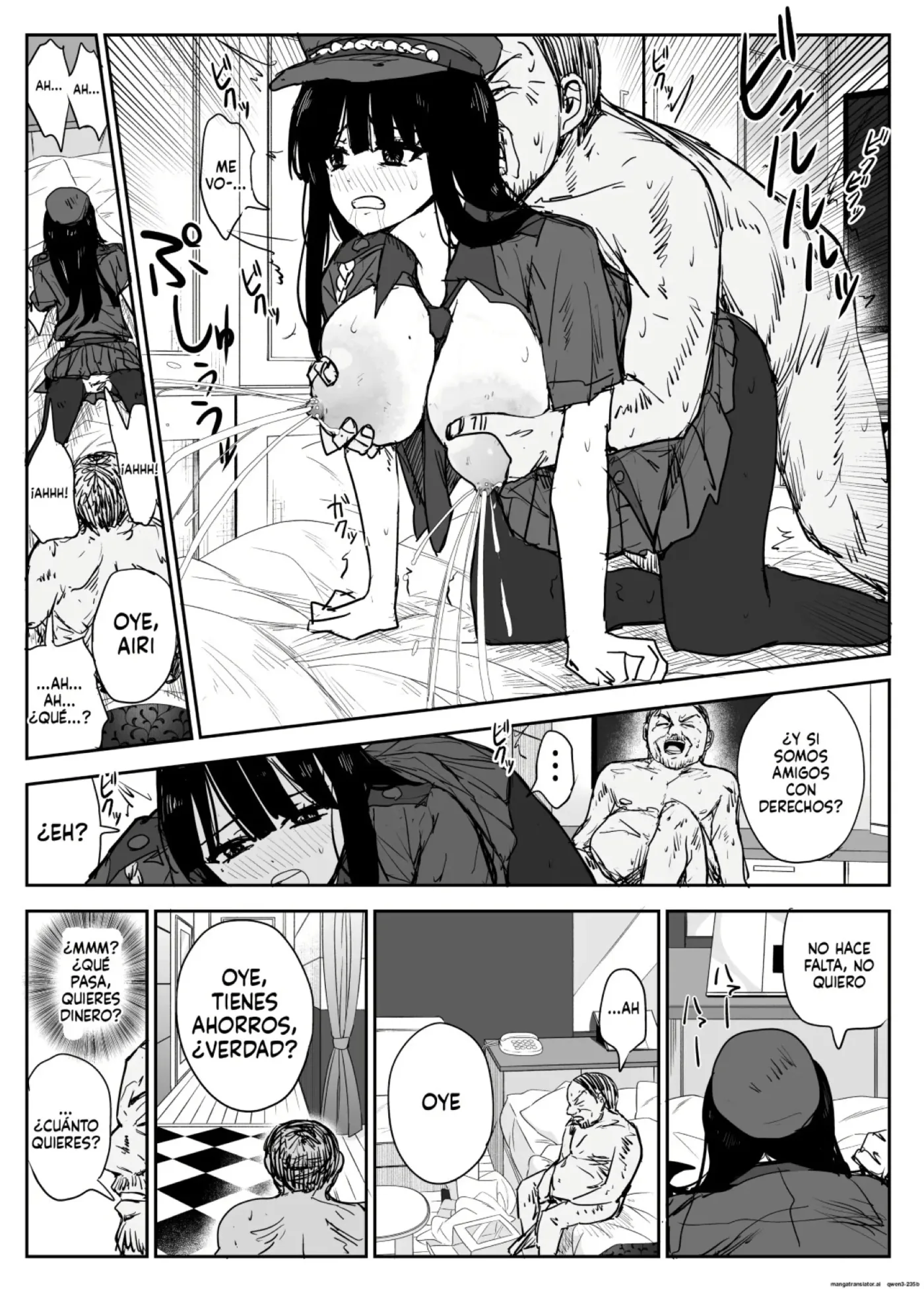 Oshiego Kiss Hame Nikki ~Deka Chichi Deka Nyuurin "Oshiego" to Berochuu Daekki Koukan Sex~｜Diario de Fesos Forzados con mi Alumna ~Sexo de intercambio de Saliva y Besos Franceses con una "Alumna" con Tetas y Areolas Enormes~ capítulo 1 página 92