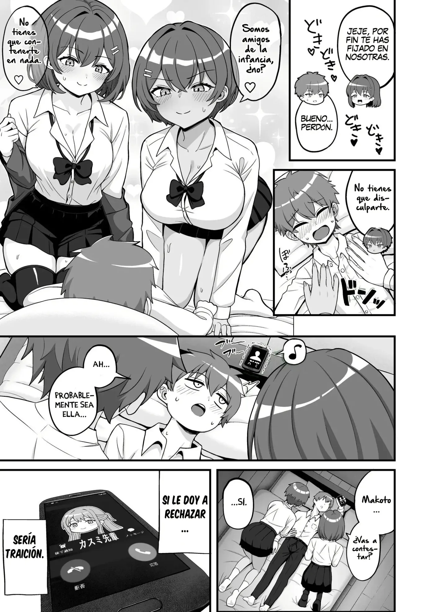 Futago Osananajimi wa Omae o Yurusanai｜Tus Amigas Gemelas de la Infancia Nunca te lo Perdonarán capítulo 1 página 10