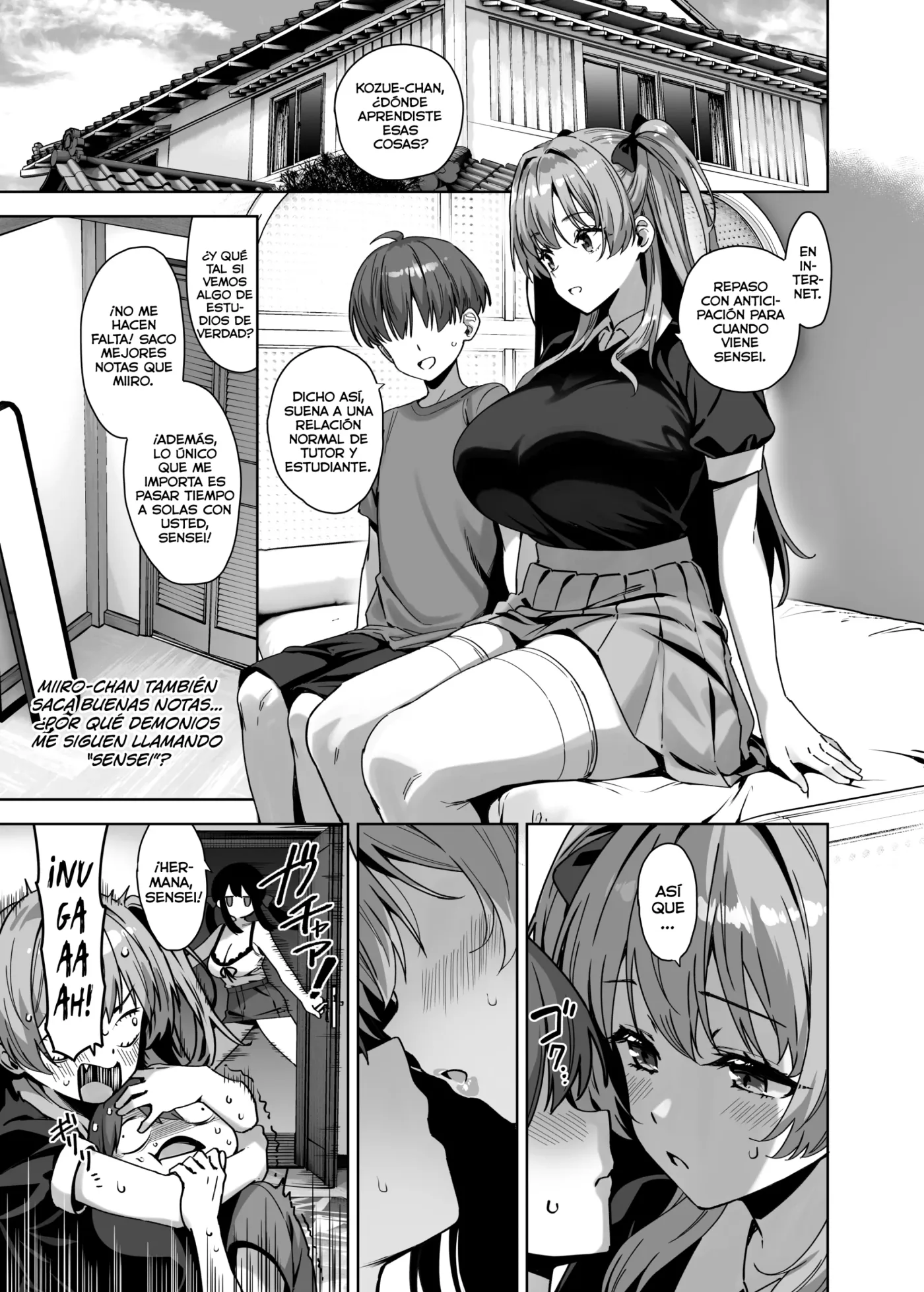 Natsu to Inaka to Yuuwaku shite kuru Dekkai Oshiego 4 + C108 Omake capítulo 1 página 5