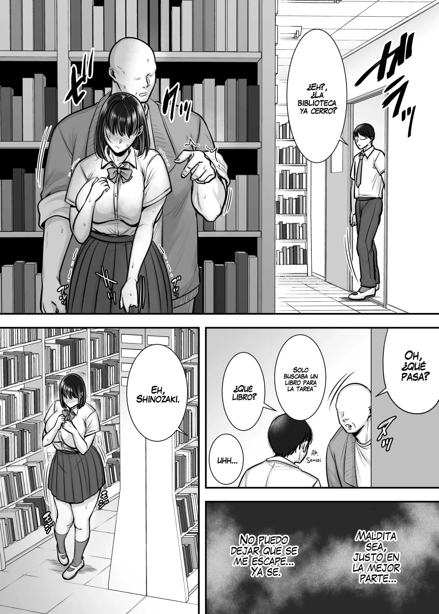 Kakure Kyonyuu no Bungaku Shoujo Toshoshitsu no Haitoku Jugyou | La chica literaria con sus pechos ocultos: lecciones inmorales en la biblioteca capítulo 1 página 9