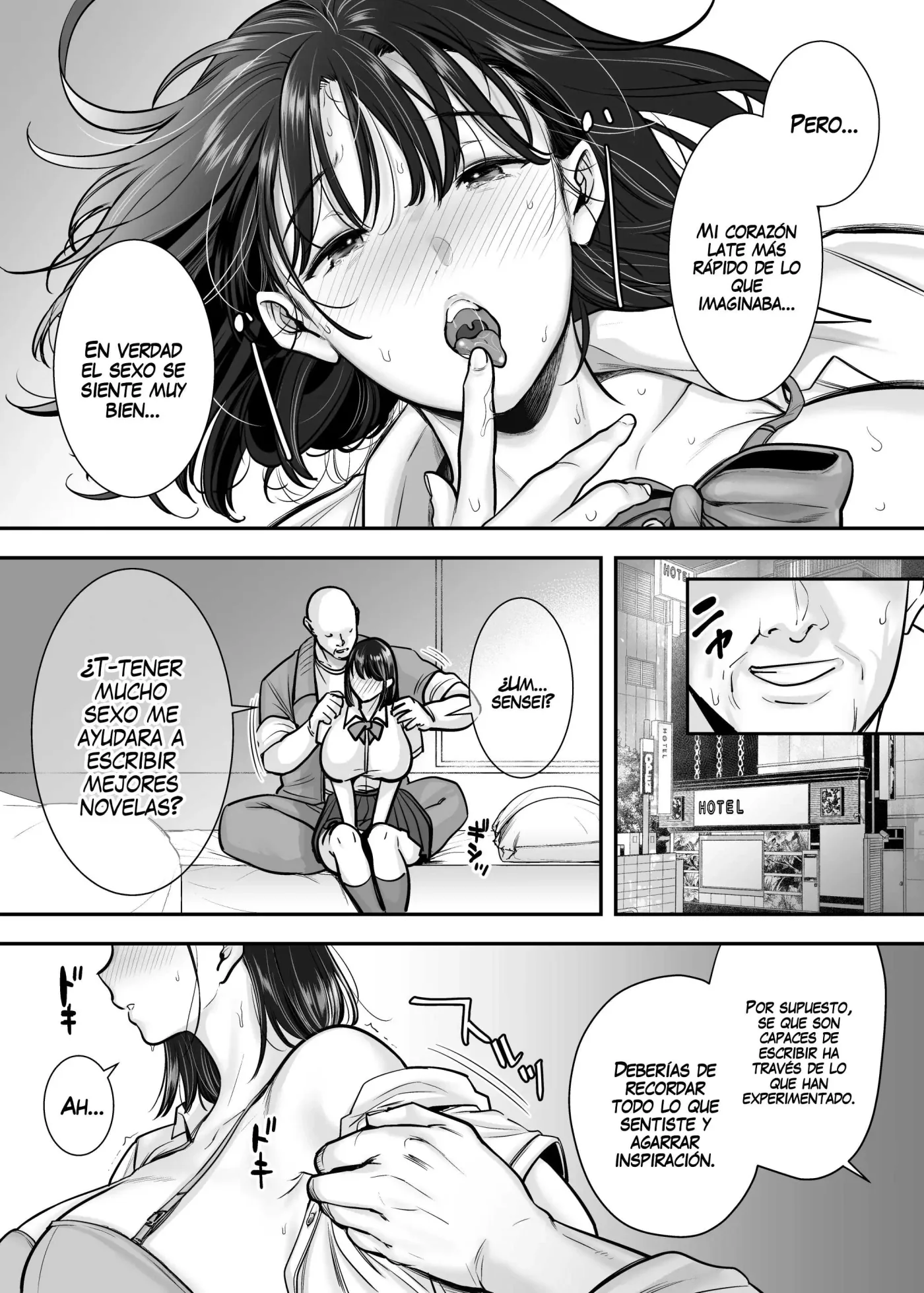 Kakure Kyonyuu no Bungaku Shoujo Toshoshitsu no Haitoku Jugyou | La chica literaria con sus pechos ocultos: lecciones inmorales en la biblioteca capítulo 1 página 31