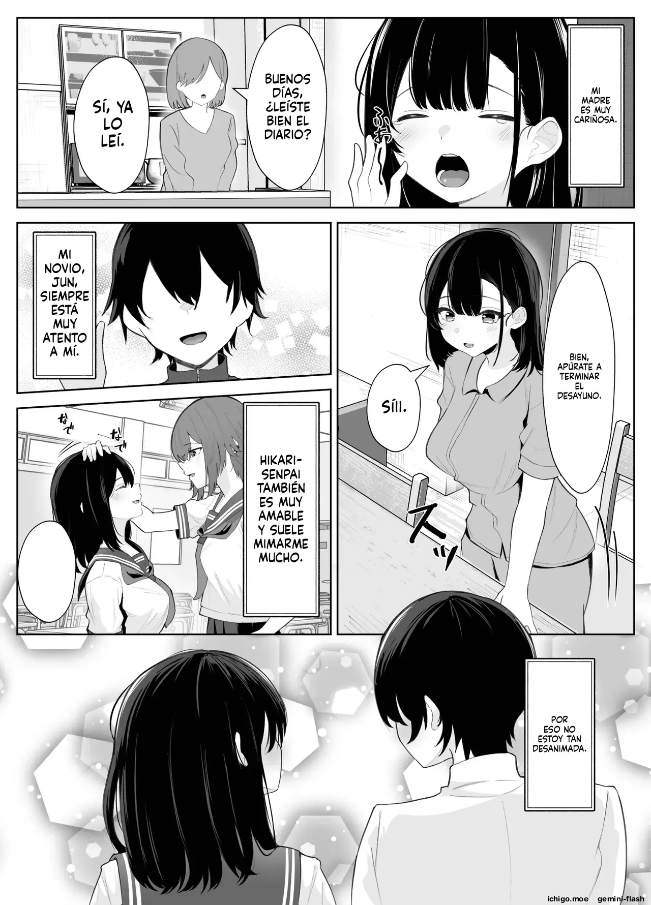 Soushitsu Kanojo ~Kioku Soushitsu no Kanojo ga Onna Senpai ni NTR made~ capítulo 1 página 6