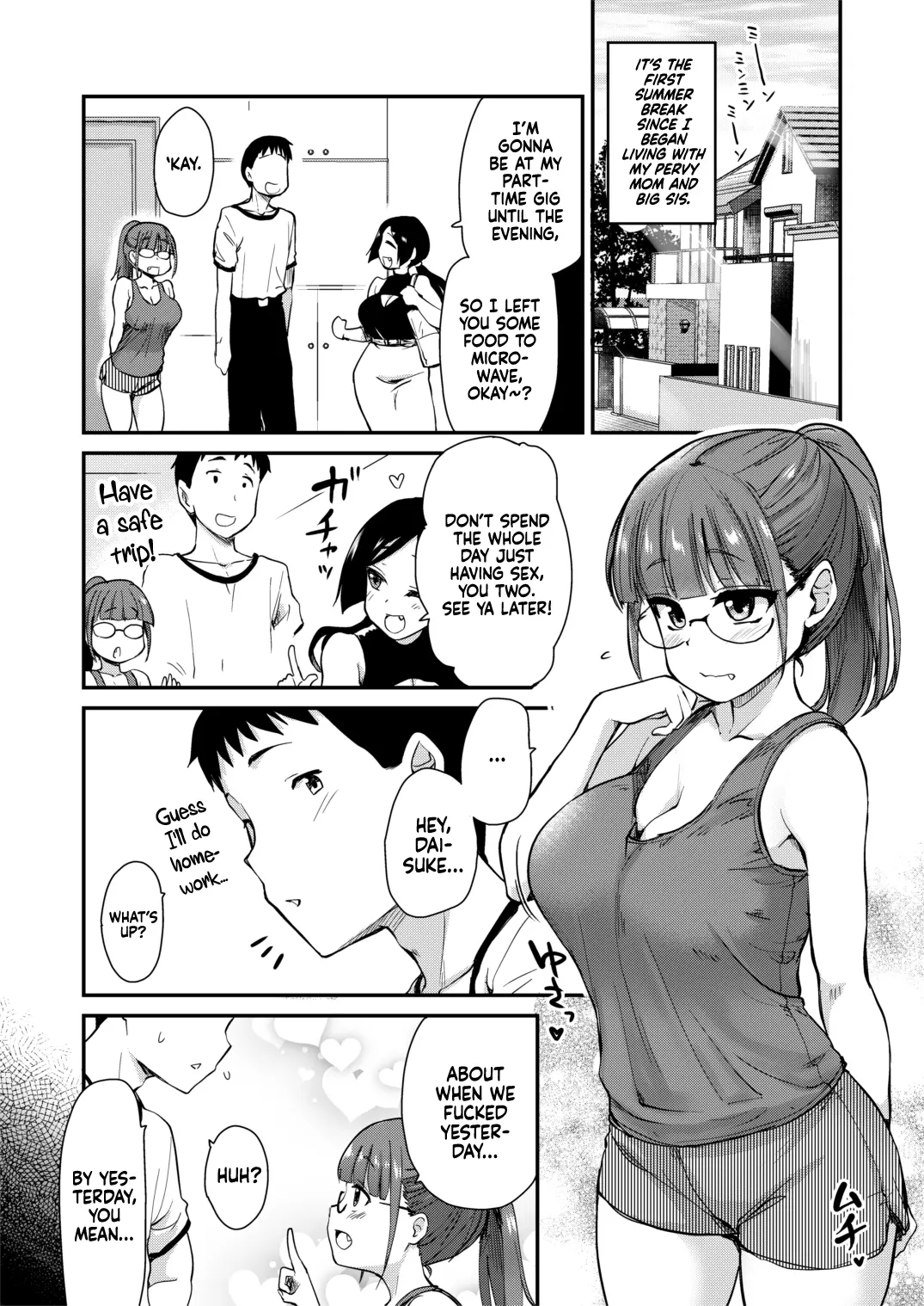 My Big Step-Sister Thinks That Big Sisters Should Take Care of Their Little Brother's Sexual Urges capítulo 1 página 90