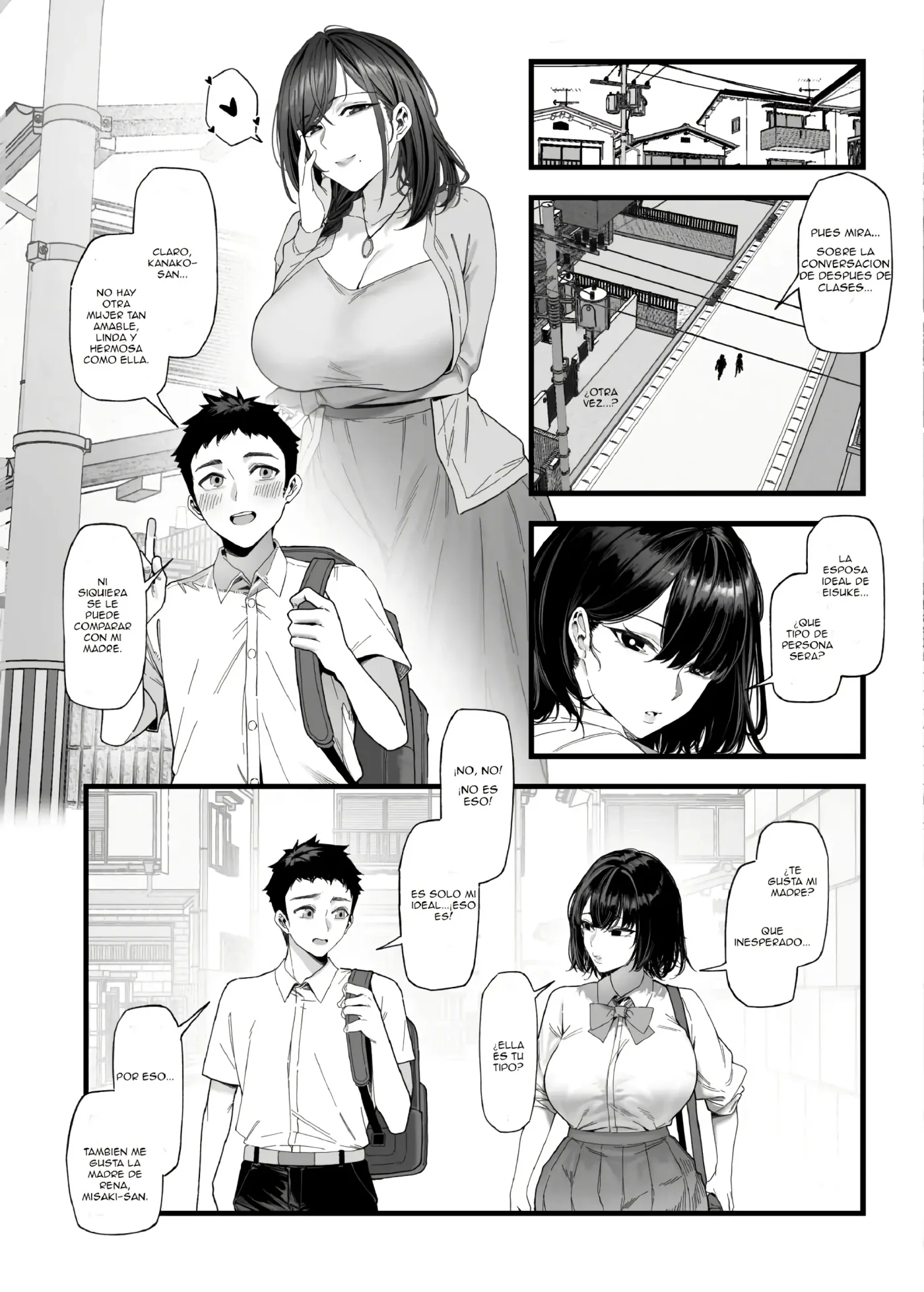 Netorare Saimin Apuri ~Somerare Mesu-nobi suru Haha-musume~｜Infidelidad Causada por una App de Hipnosis ~Madre e Hija Corrompidas y Actuando como Putas~ capítulo 1 página 10