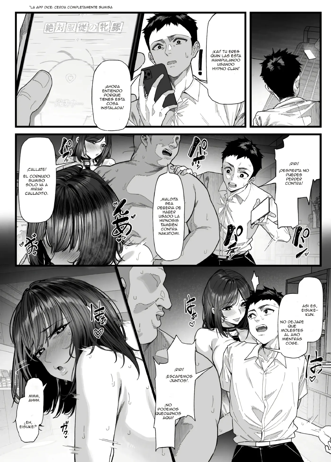 Netorare Saimin Apuri ~Somerare Mesu-nobi suru Haha-musume~｜Infidelidad Causada por una App de Hipnosis ~Madre e Hija Corrompidas y Actuando como Putas~ capítulo 1 página 46