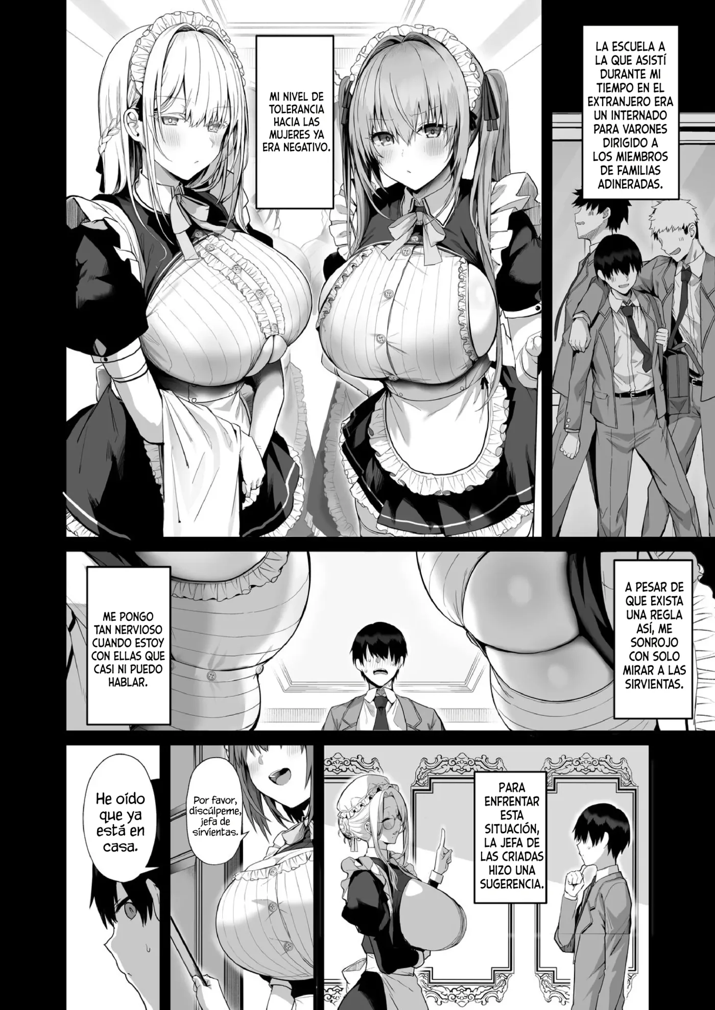 Love Maid -Yasashikute Amaama na Kyonyuu Ero Maid San to SEX Shimakuru Ohanashi-｜Love Maid -La hstoria de cómo tuve mucho sexo con mi mexy súper amante maid de grandes tetas- capítulo 1 página 8