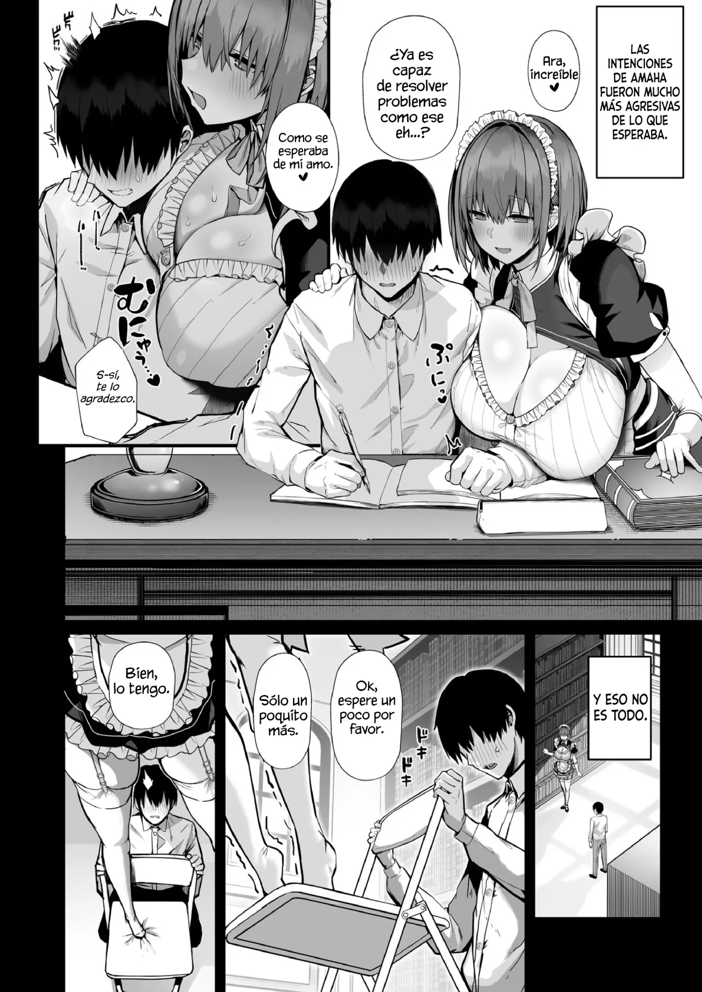 Love Maid -Yasashikute Amaama na Kyonyuu Ero Maid San to SEX Shimakuru Ohanashi-｜Love Maid -La hstoria de cómo tuve mucho sexo con mi mexy súper amante maid de grandes tetas- capítulo 1 página 10