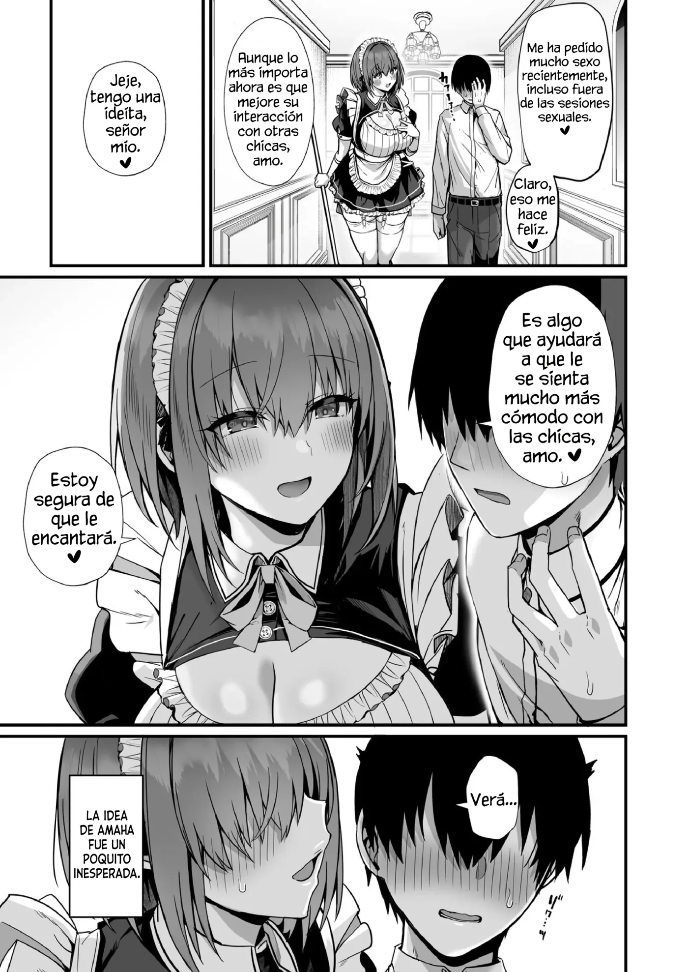 Love Maid -Yasashikute Amaama na Kyonyuu Ero Maid San to SEX Shimakuru Ohanashi-｜Love Maid -La hstoria de cómo tuve mucho sexo con mi mexy súper amante maid de grandes tetas- capítulo 1 página 43