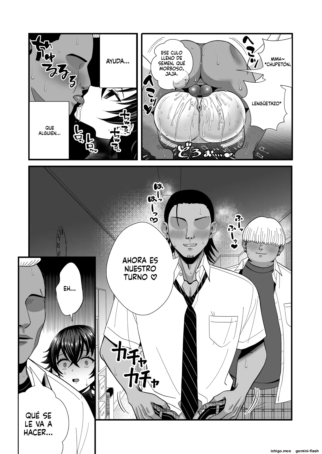 12-Nenkan Chinpo Tachishiteta Shin Mama ga Musuko no Doukyuusei ni Netorare (Spanish) MTL capítulo 1 página 24