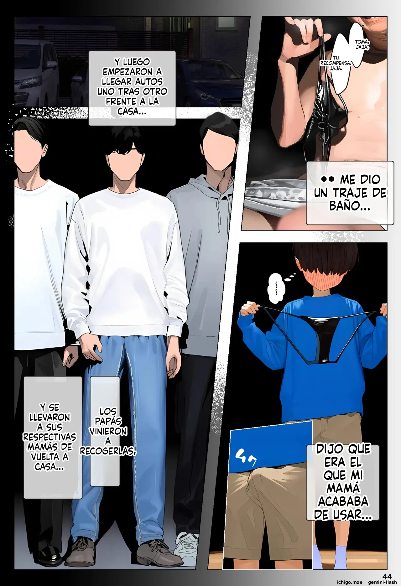 Aka-chan Umarenaoshi Appli de Tensei Restart! Kyonyuu Mama-tachi Iinari Haramase Sukihoudai 2 (Spanish) MTL capítulo 1 página 44