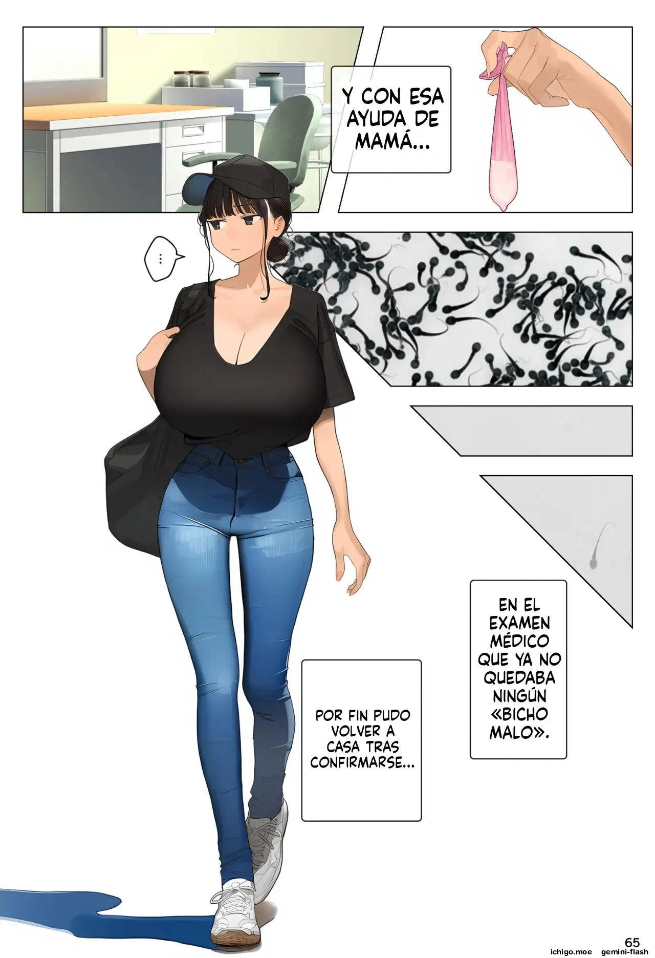 Aka-chan Umarenaoshi Appli de Tensei Restart! Kyonyuu Mama-tachi Iinari Haramase Sukihoudai 2 (Spanish) MTL capítulo 1 página 65
