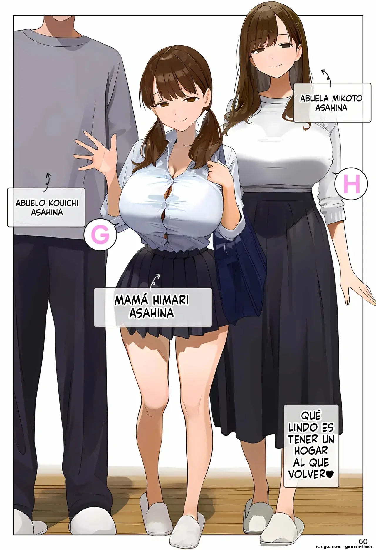 Aka-chan Umarenaoshi Appli de Tensei Restart! Kyonyuu Mama-tachi Iinari Haramase Sukihoudai 3 (Spanish) MTL capítulo 1 página 60
