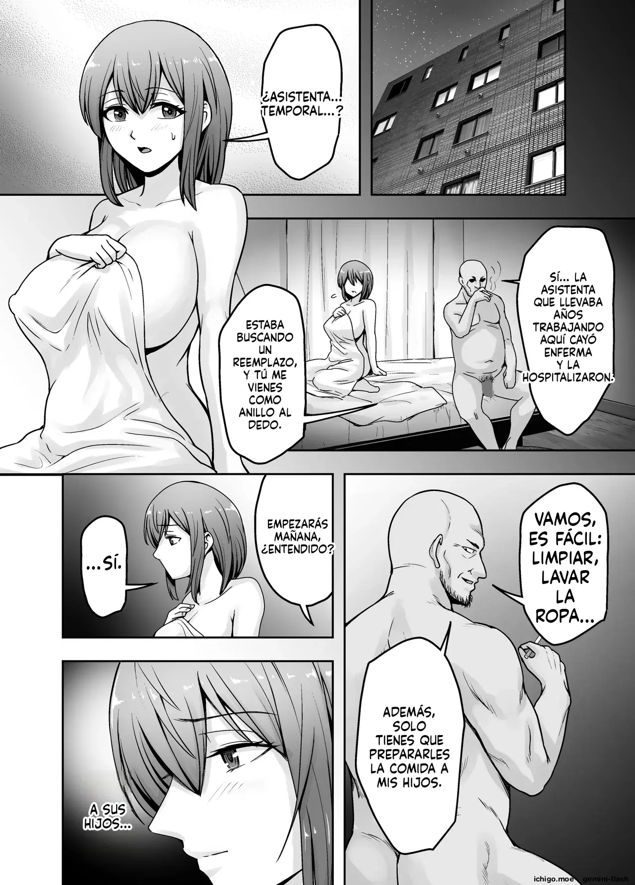Aisuru Tsuma ga Zetsurin Shachou no Te ni Ochita Sono Hi 1 (Spanish) MTL capítulo 1 página 11