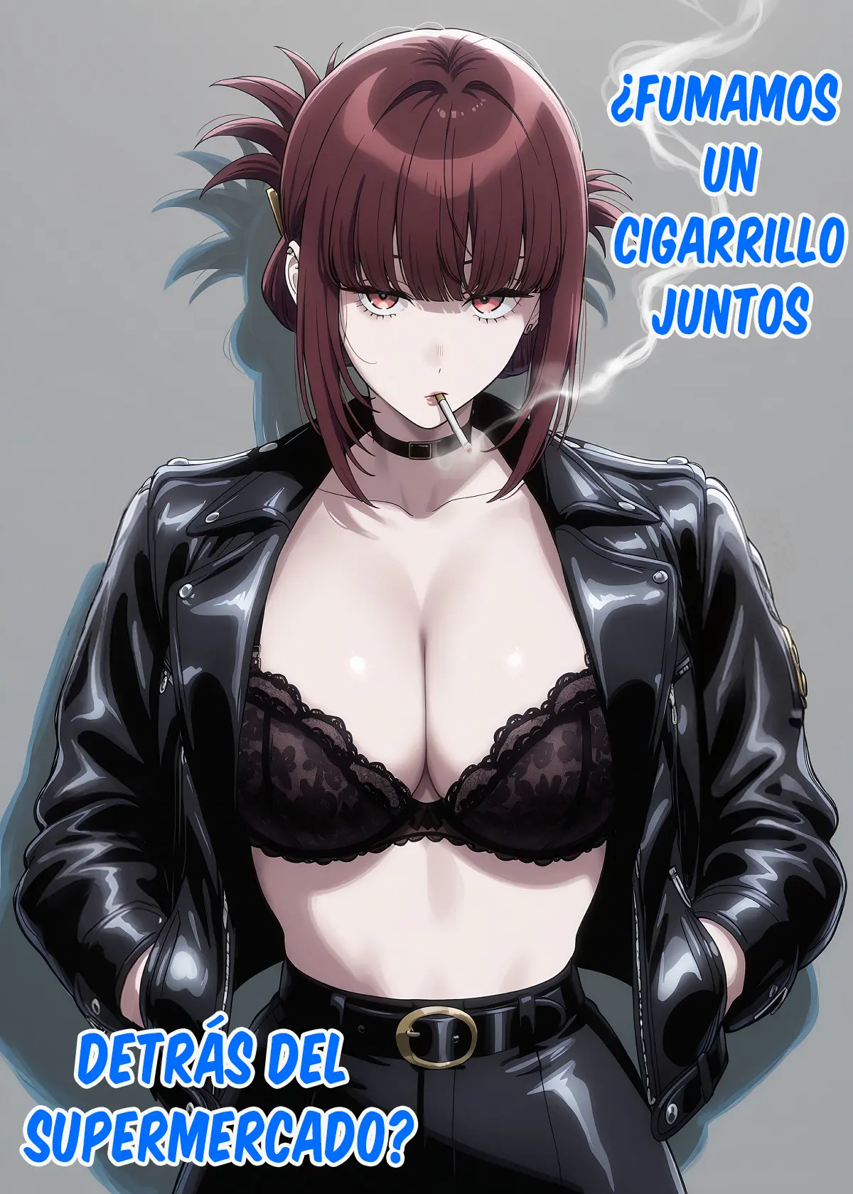 ¿Qué Están Fumando los Dos Detrás del Supermercado ~Lo que Sasaki-san y Tayama Realmente Quieren Probar~ (Super no Ura de Yani Suu Futari) Spanish capítulo 1 página 1