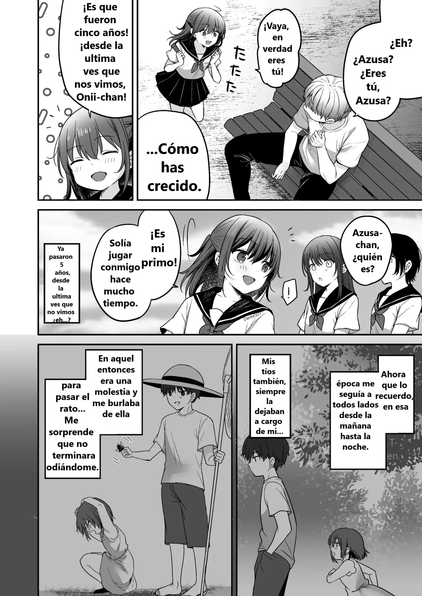 Natsu, Inaka, Kyouhan Kankei ~ Kisei-saki de Muchi na Itoko ni Numaru Hibi ~ capítulo 1 página 7